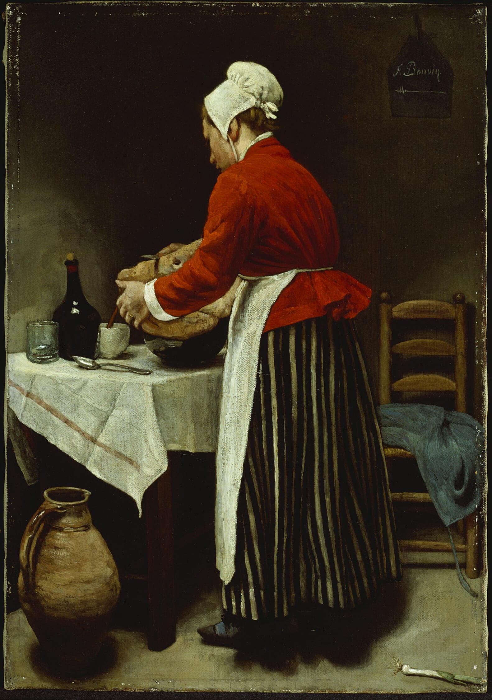 The Maid by François Bonvin, c. 1875 — fine art print