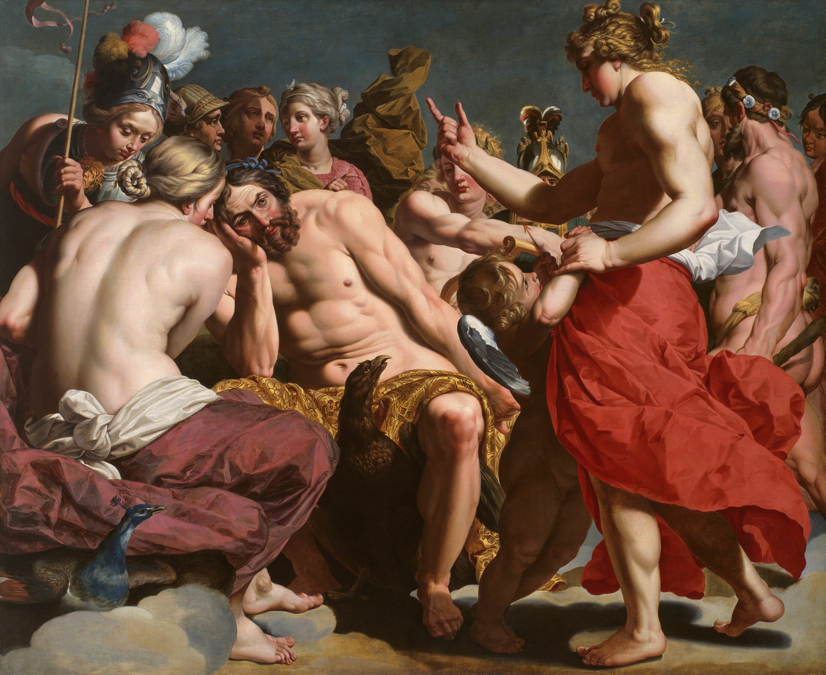 Jupiter Rebuked by Venus by Abraham Janssens, c. 1612 — fine art print