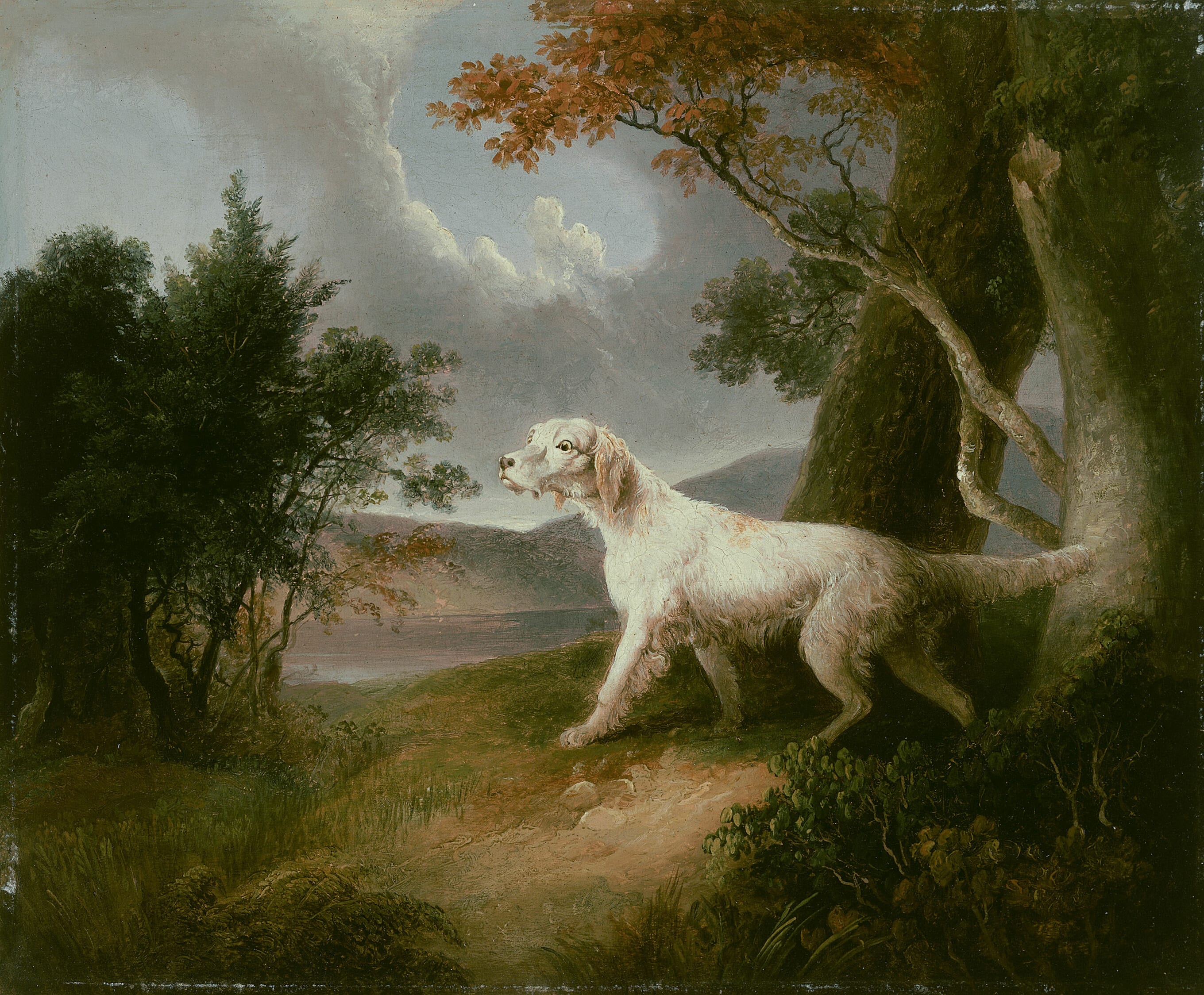 Landscape with Dog by Thomas Doughty, 1832 — fine art print