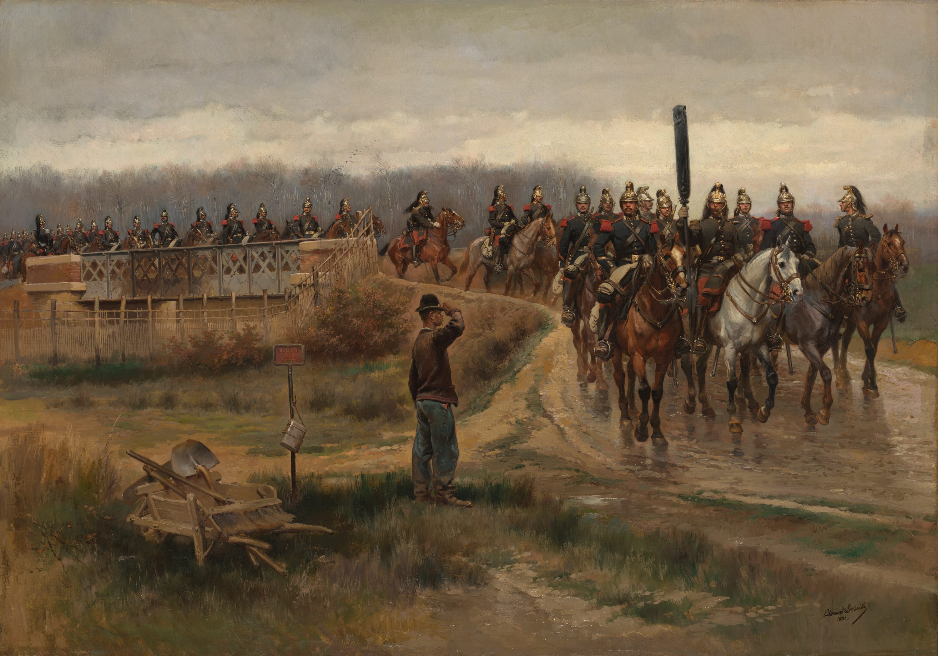 Mon Ancien Regiment by Jean Baptiste Édouard Detaille, 1881 — fine art print