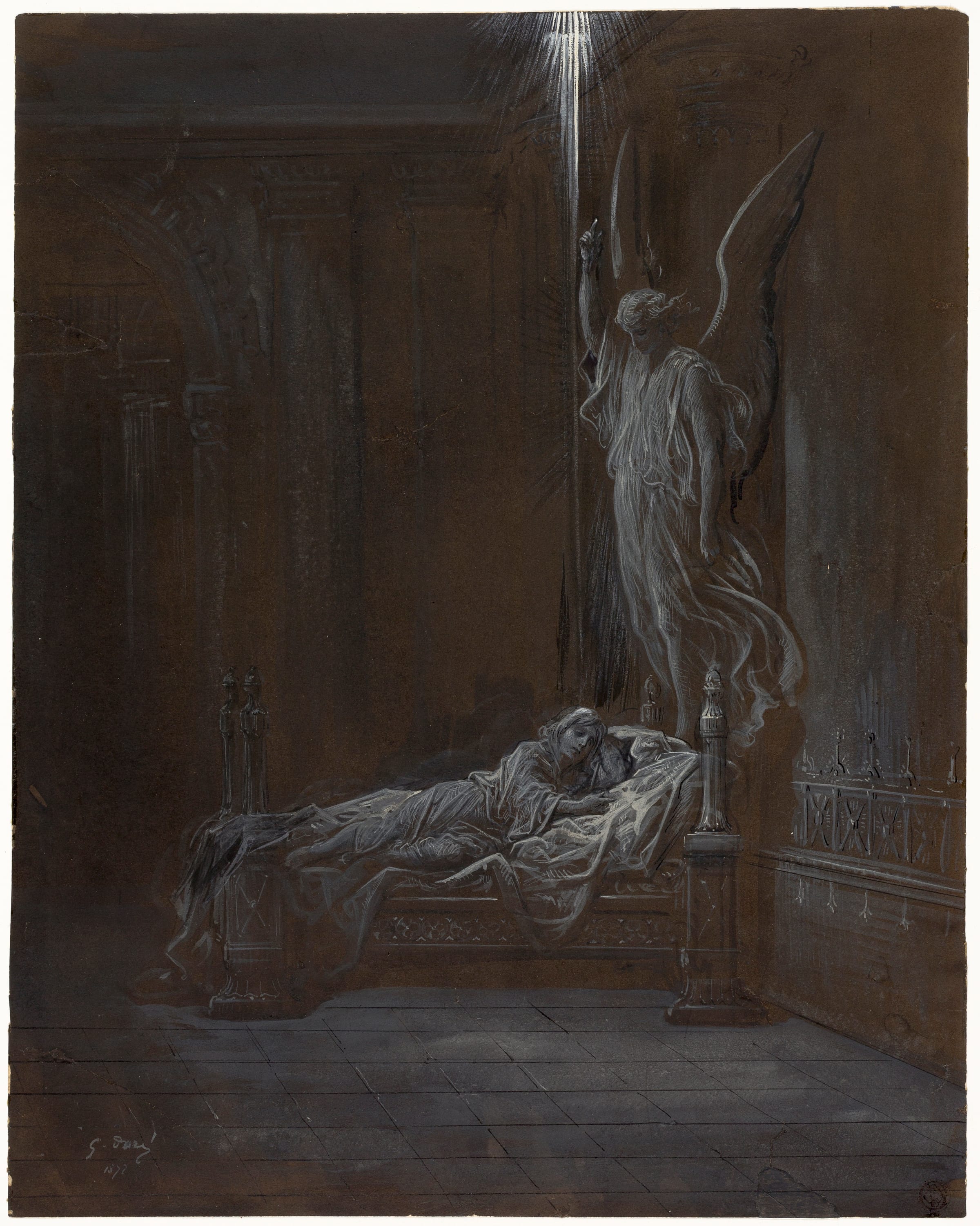 The Calling of Samuel by Gustave Doré, 1877 — fine art print