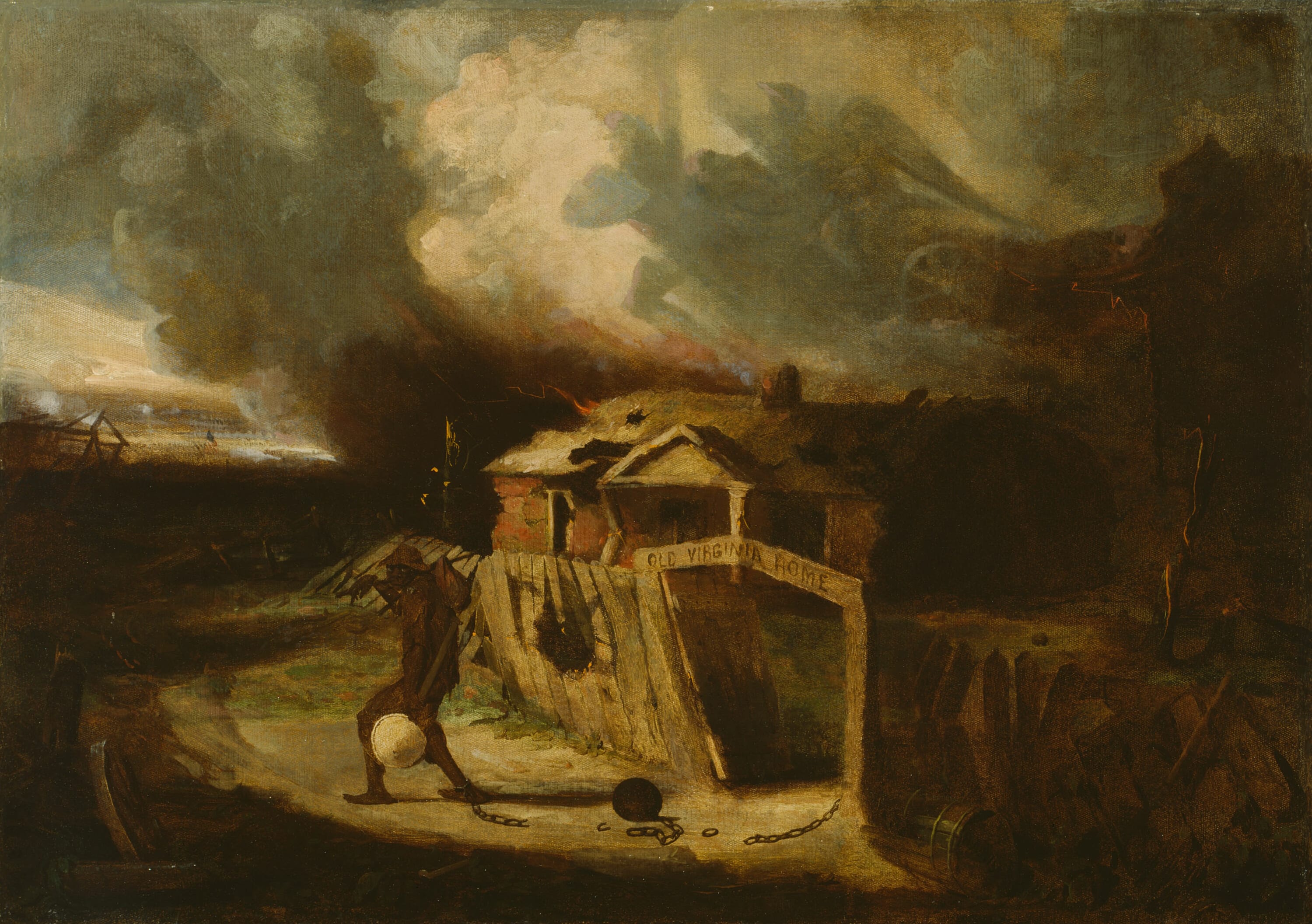 Old Virginia Home by David Gilmour Blythe, 1864 — fine art print