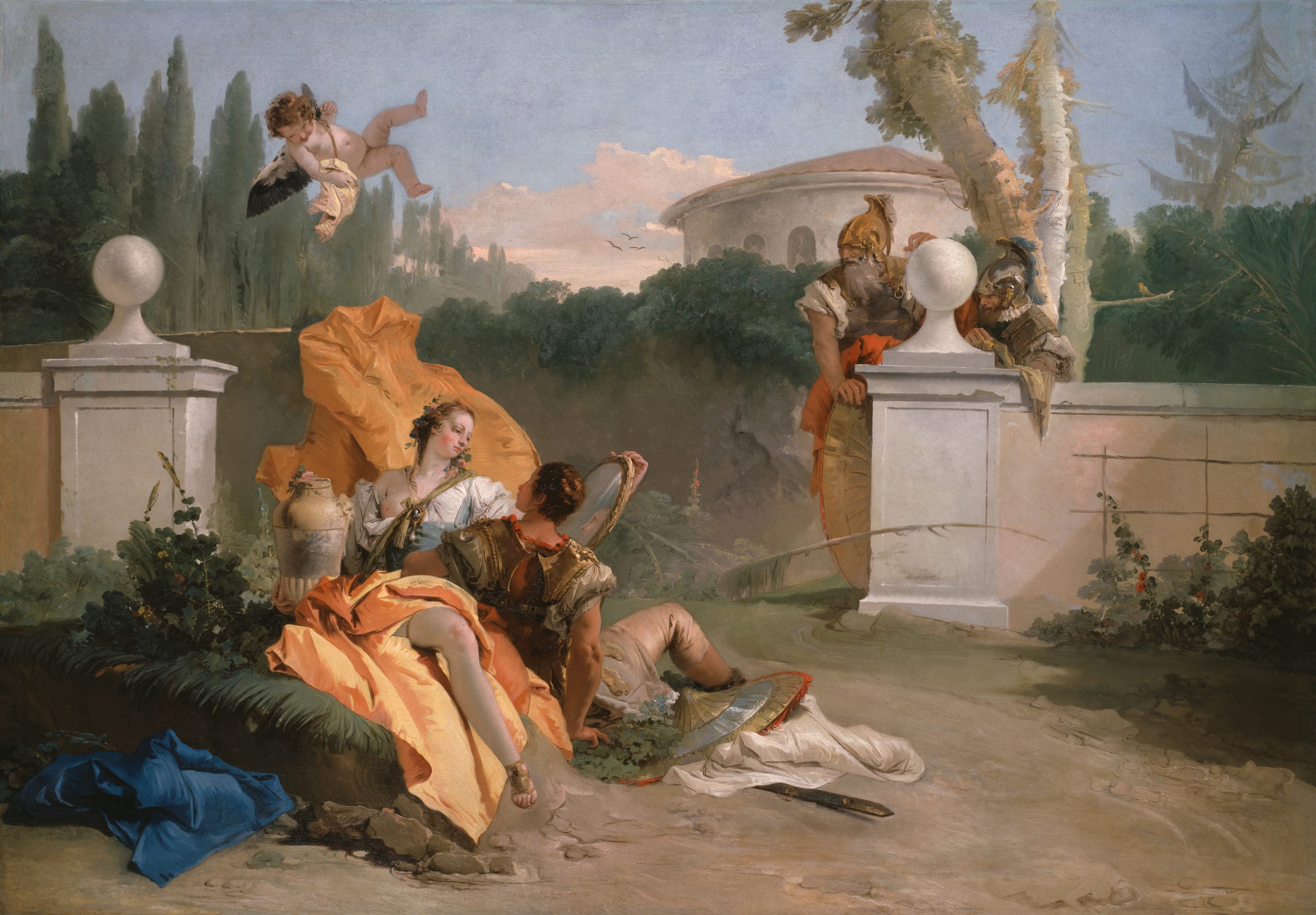 Rinaldo and Armida in Her Garden by Giovanni Battista Tiepolo, c. 1742–45 — fine art print