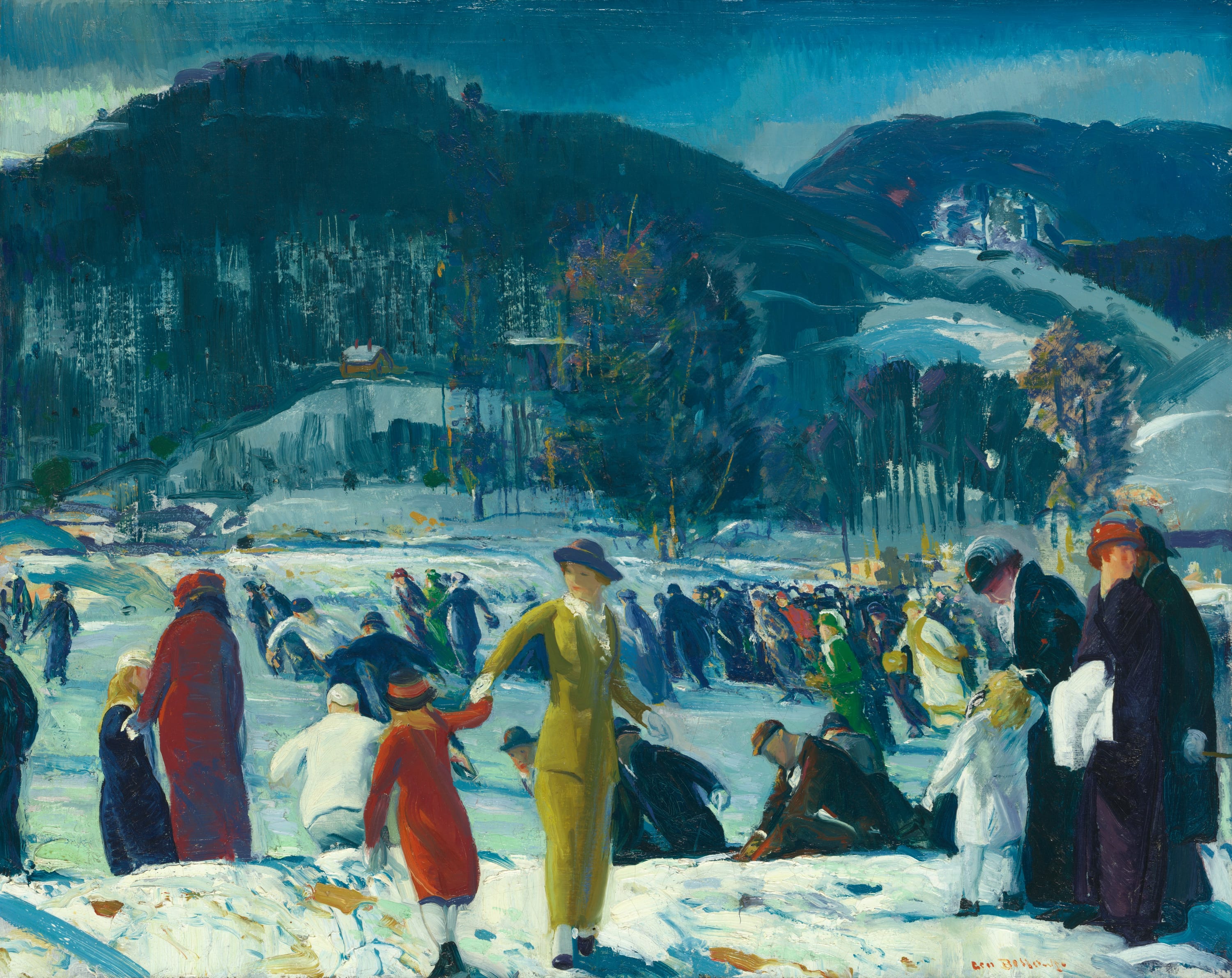 Love of Winter by George Wesley Bellows, 1914 — fine art print