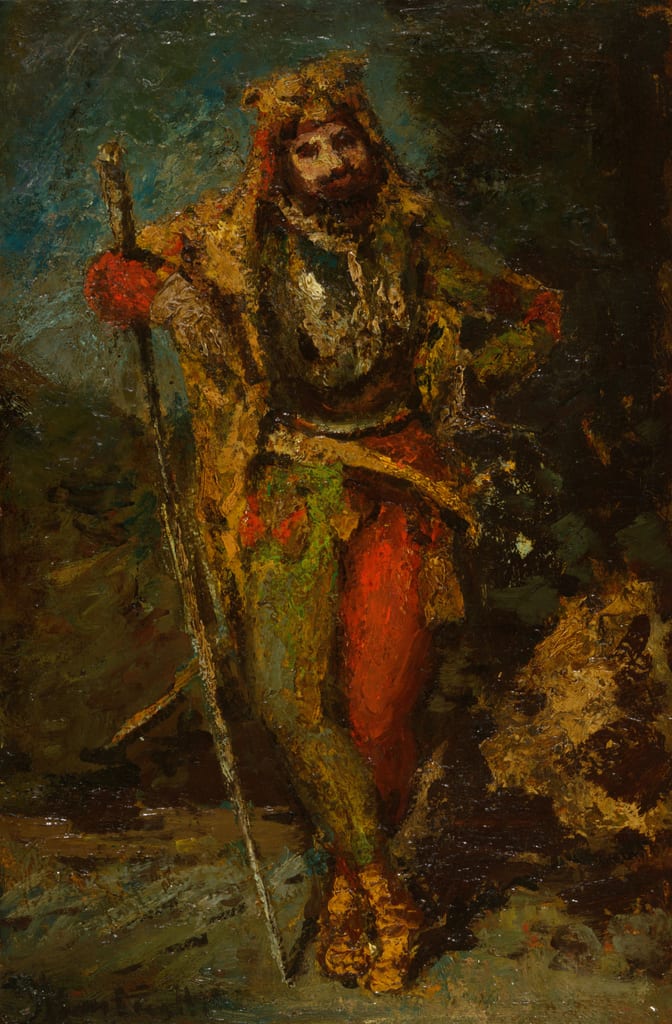 Mephisto from the Opera Faust by Adolphe Joseph Thomas Monticelli, 1870–86 — fine art print