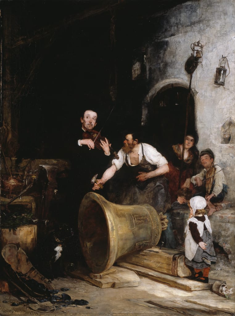 Toning the Bell by Walter Shirlaw, 1874 — fine art print