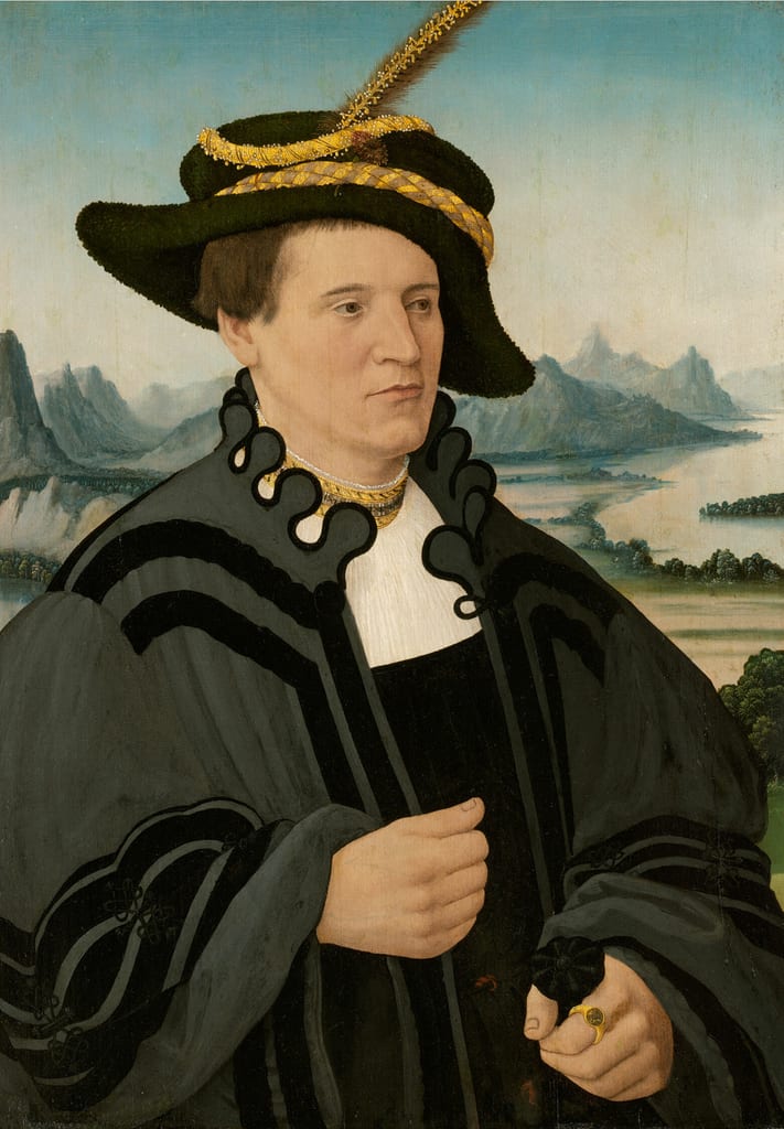 Portrait of Fridrich Rorbach by Conrad Faber, 1532 — fine art print