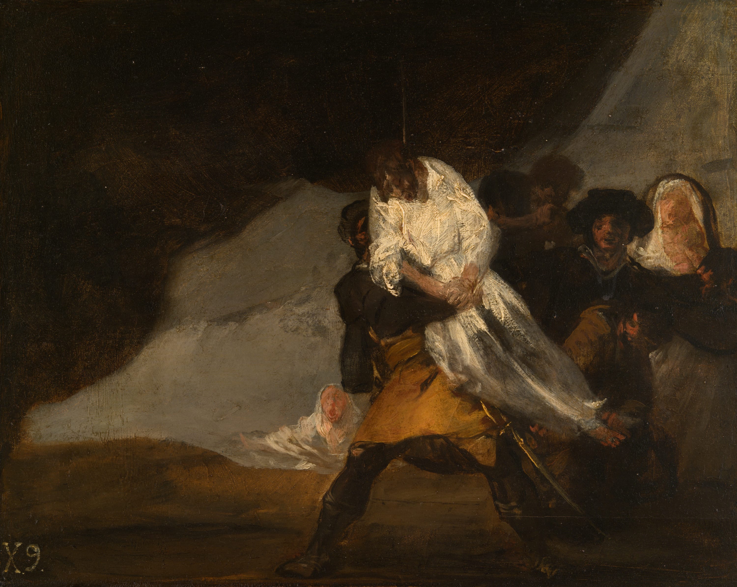 The Hanged Monk by Francisco José de Goya y Lucientes, c. 1810 — fine art print