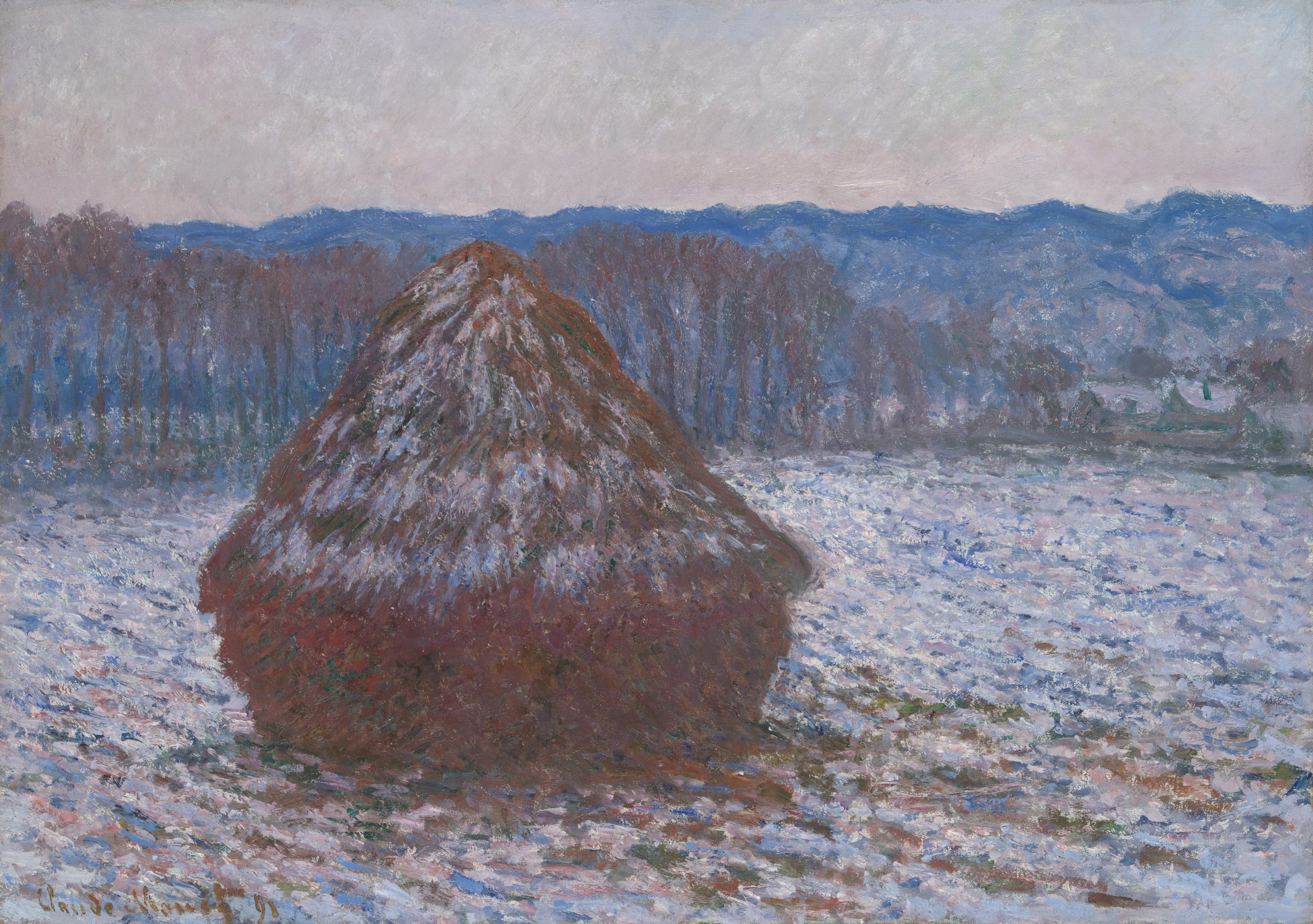 Stack of Wheat by Claude Monet, 1890–91 — fine art print