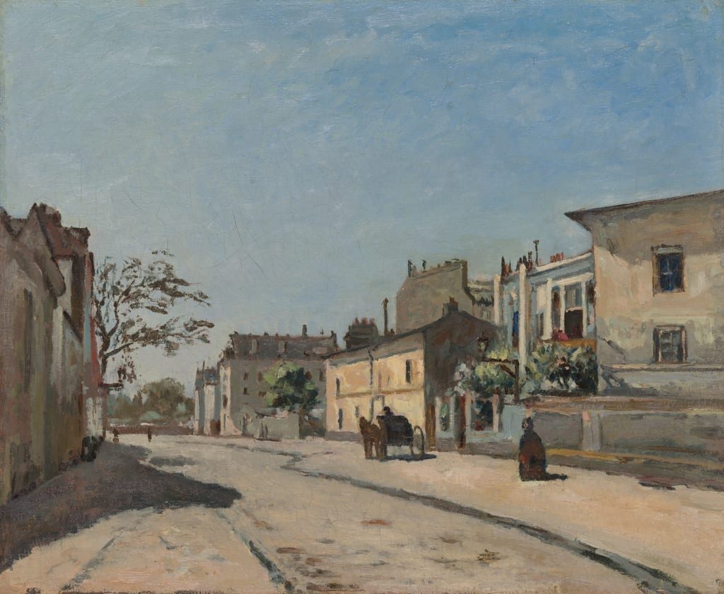 French Street Scene by Edouard Béliard, 1873–77 — fine art print