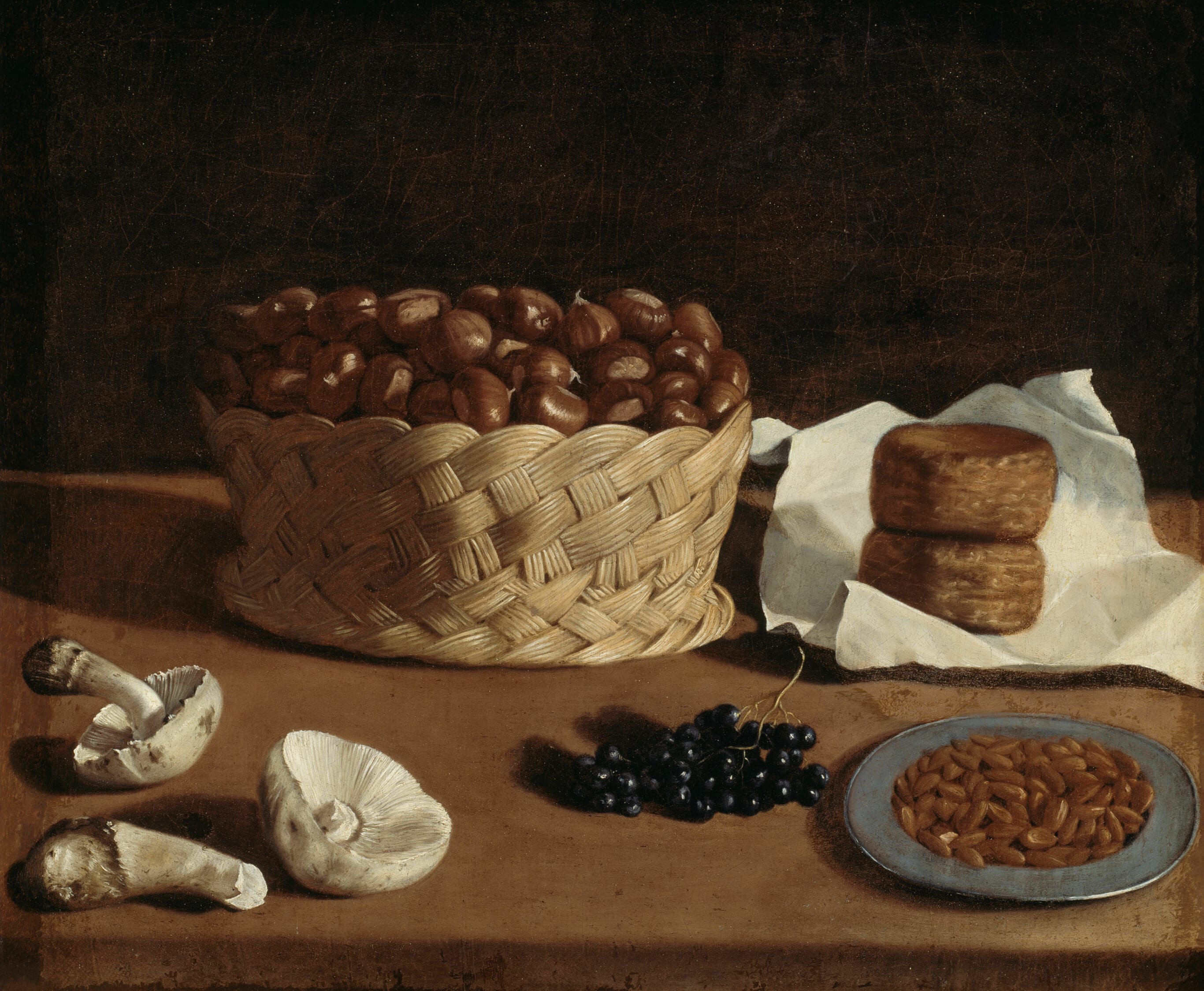 Kitchen Still Life by Paolo Antonio Barbieri, c. 1640 — fine art print
