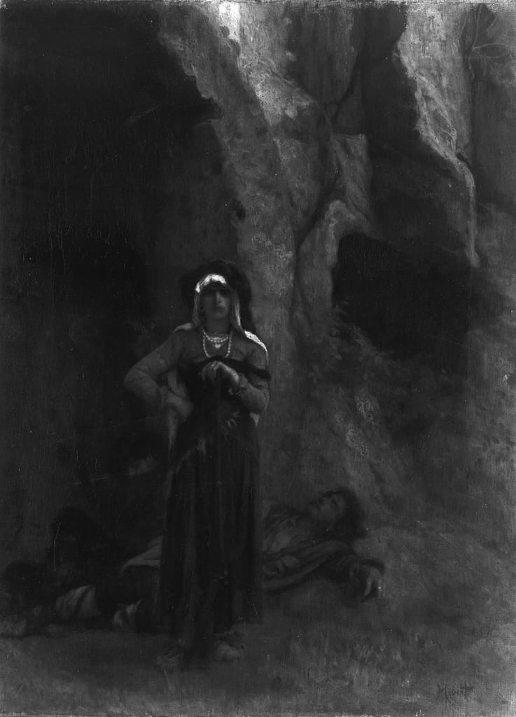 On Guard by Antoine Auguste Ernest Hébert, 1860–70 — fine art print