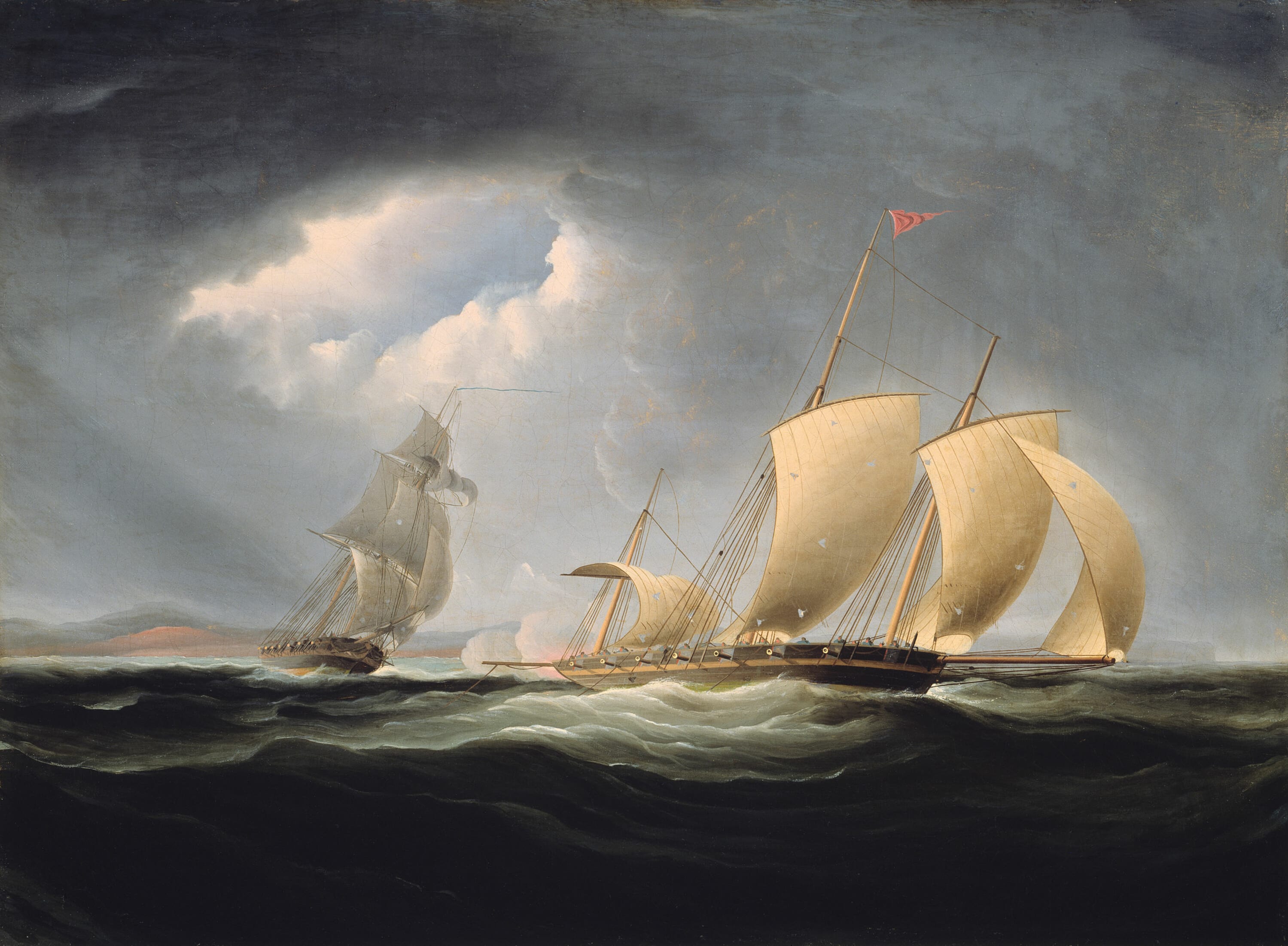 Capture of the Tripoli by the Enterprise by Thomas Birch, 1806–12 — fine art print