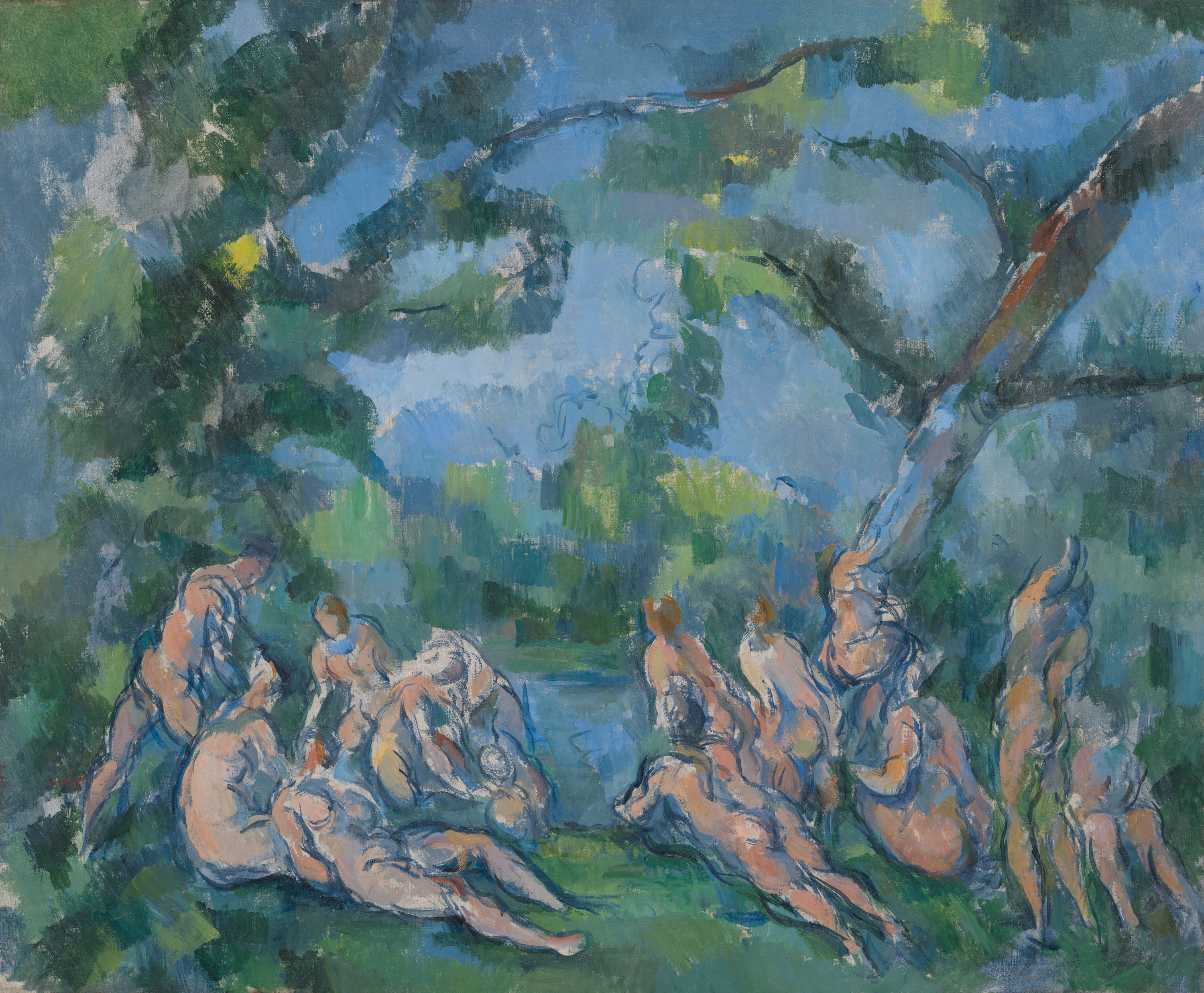 The Bathers by Paul Cezanne, 1899-1904 — fine art print