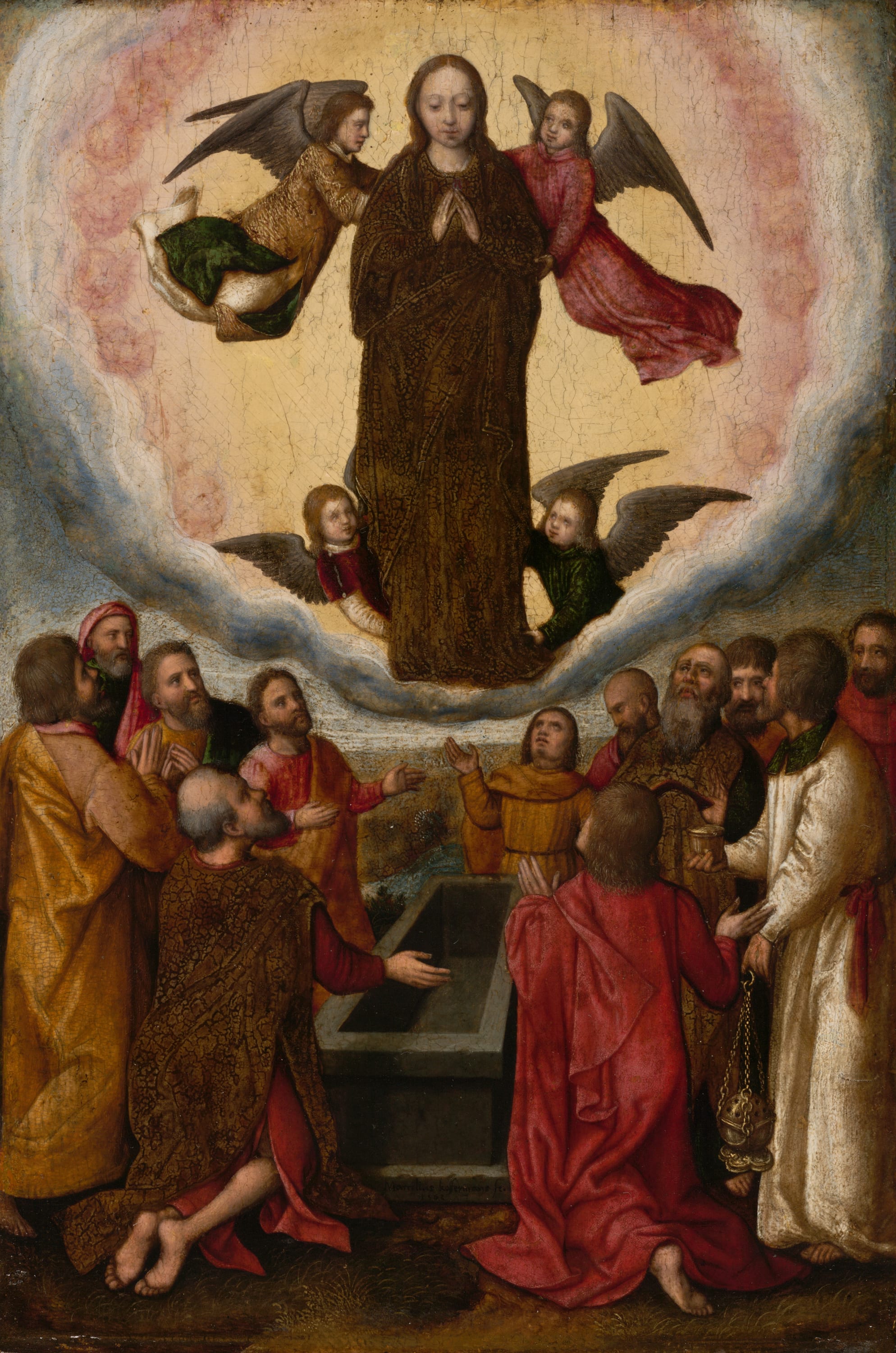 Assumption of the Virgin by Marcellus Coffermans, 16th century — fine art print