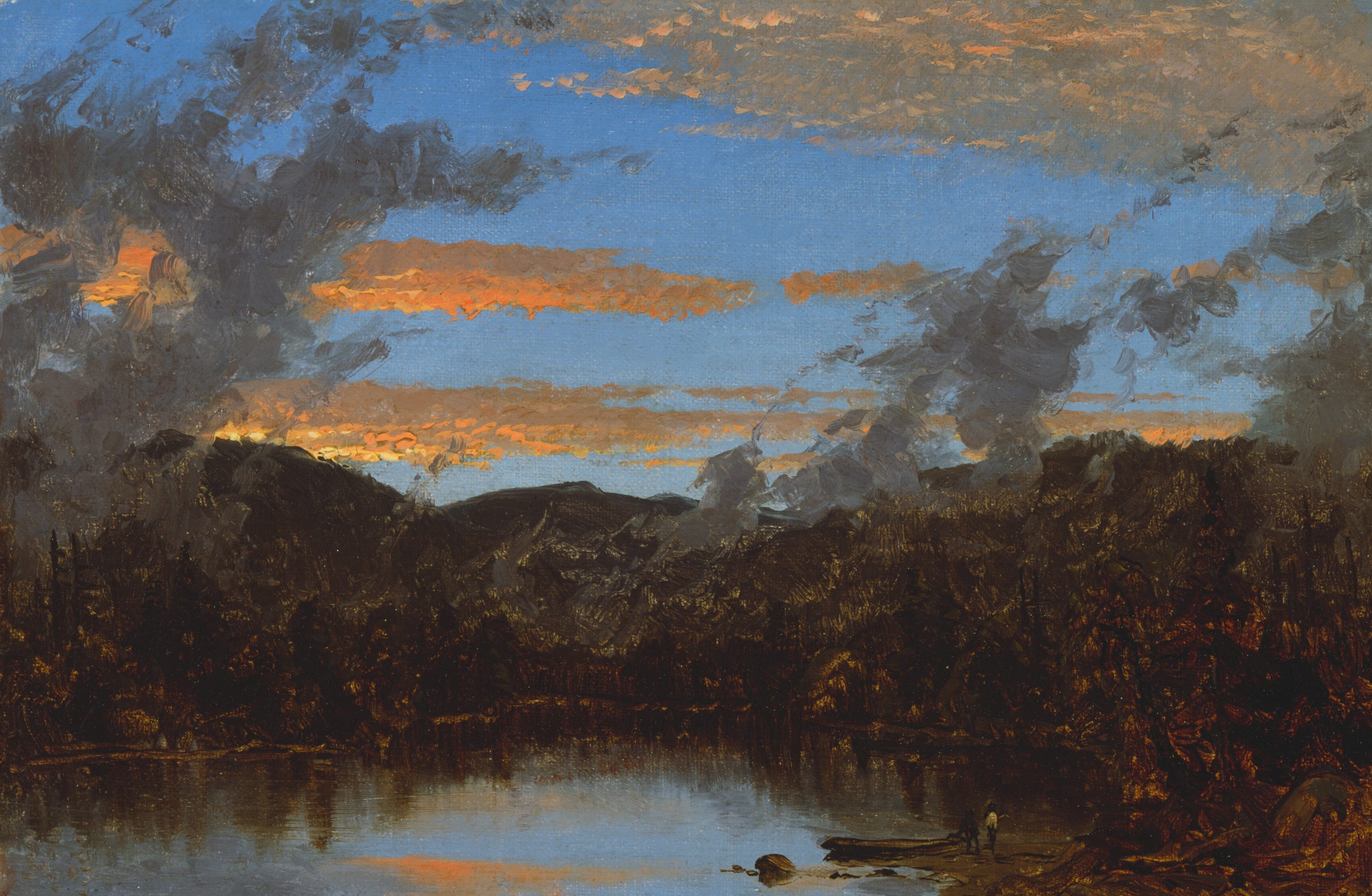 Mist Rising at Sunset in the Catskills by Sanford Robinson Gifford, c. 1861 — fine art print