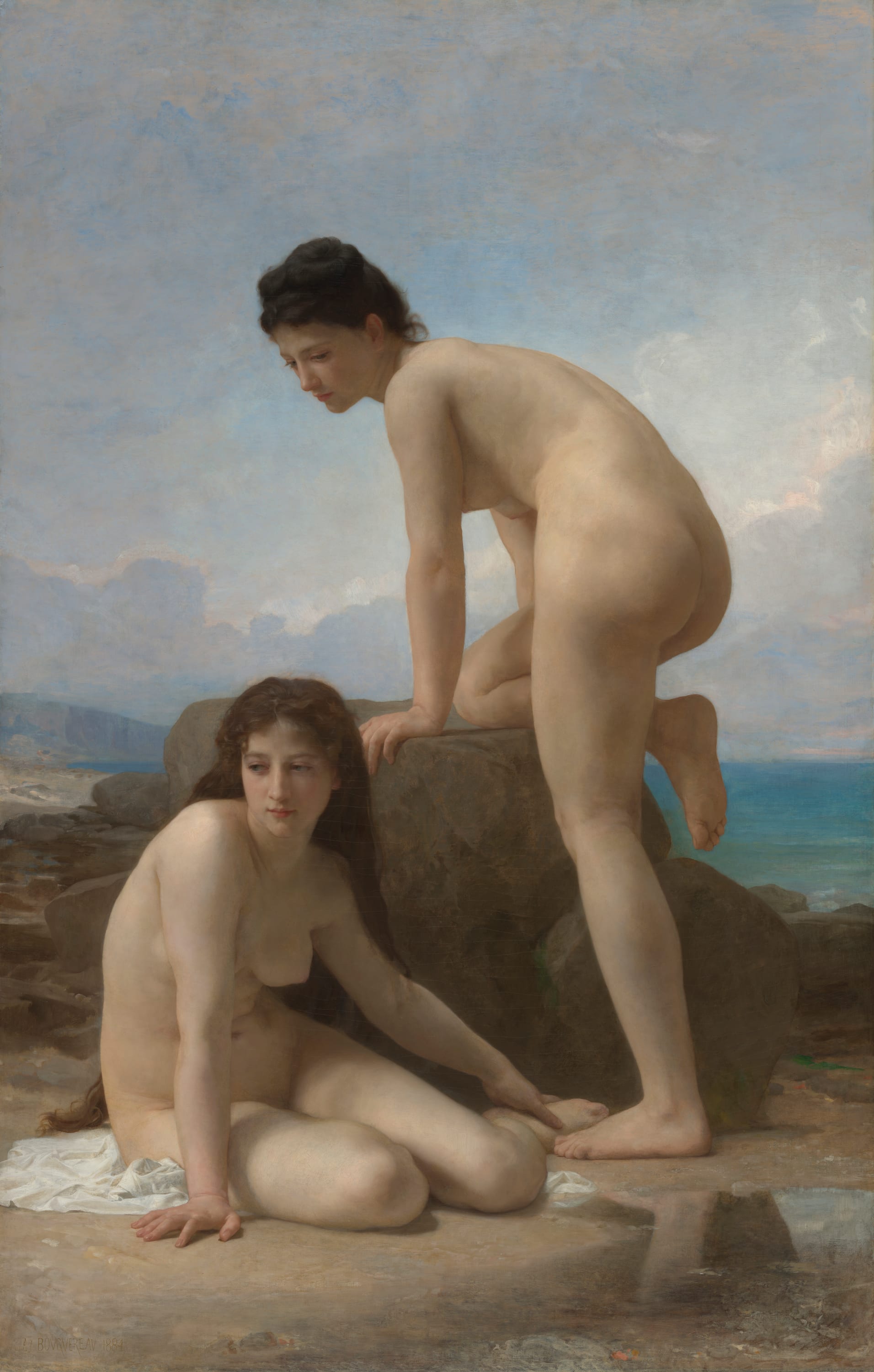 The Bathers by William Adolphe Bouguereau, 1884 — fine art print