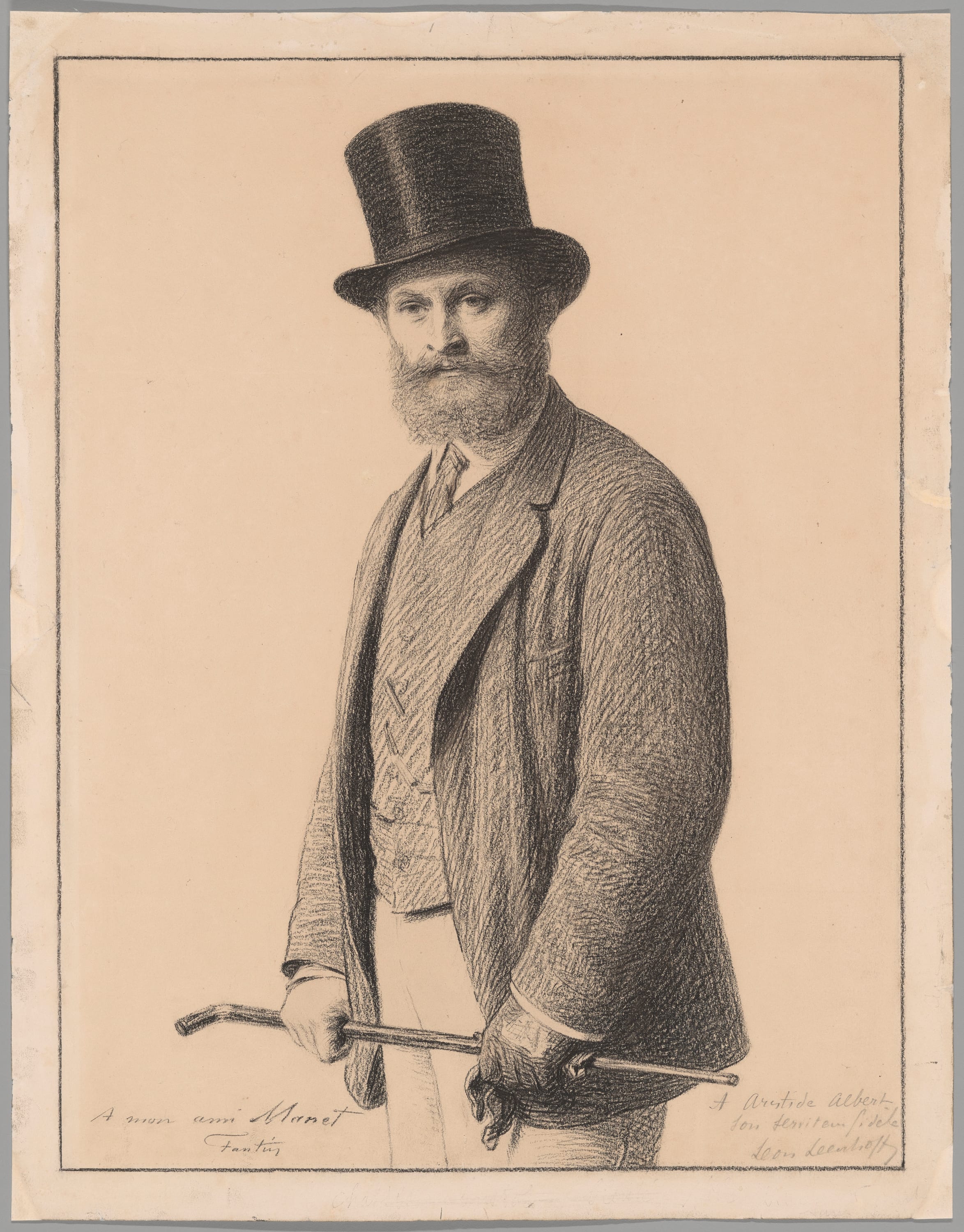 Portrait of Édouard Manet by Henri Fantin-Latour, 1867/1880 — fine art print