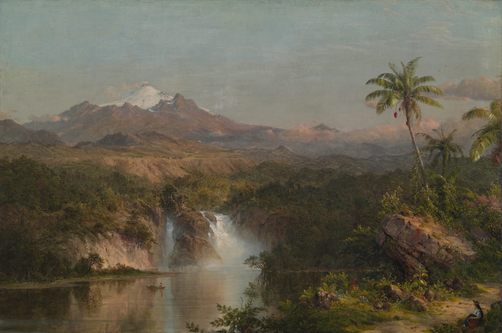 View of Cotopaxi by Frederic Edwin Church, 1857 — fine art print