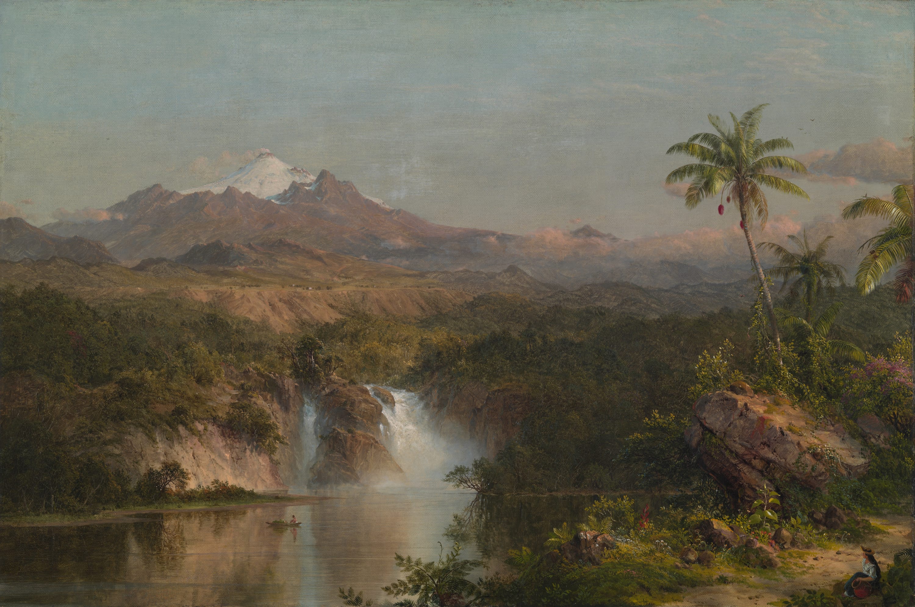 View of Cotopaxi by Frederic Edwin Church, 1857 — fine art print