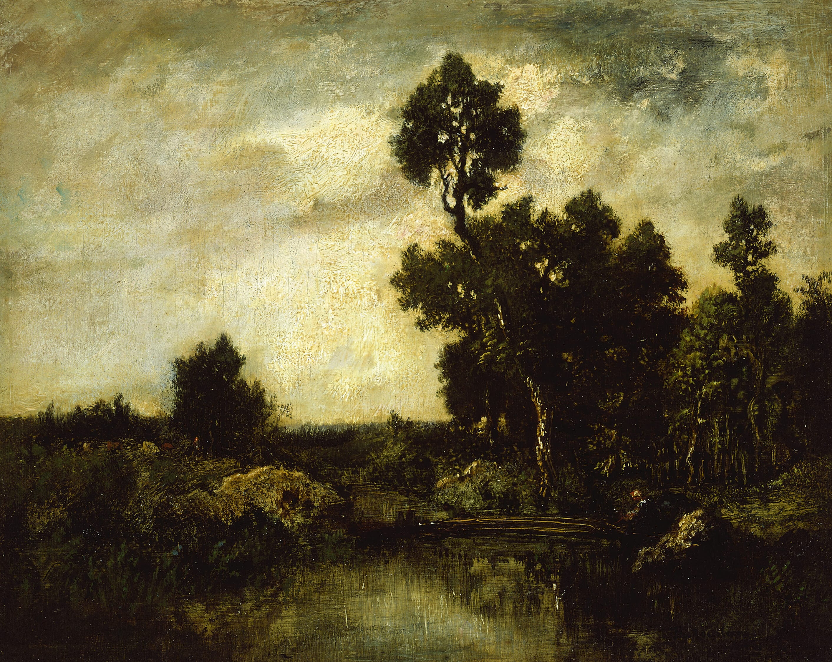 Landscape by Théodore Rousseau, c. 1850 — fine art print
