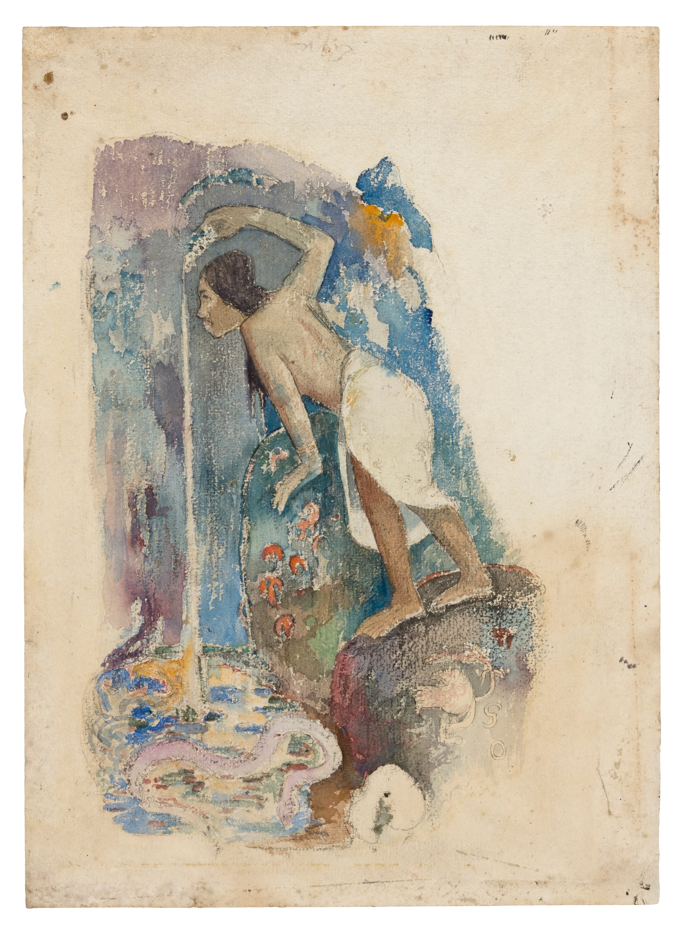 Pape moe by Paul Gauguin, 1893/94 — fine art print
