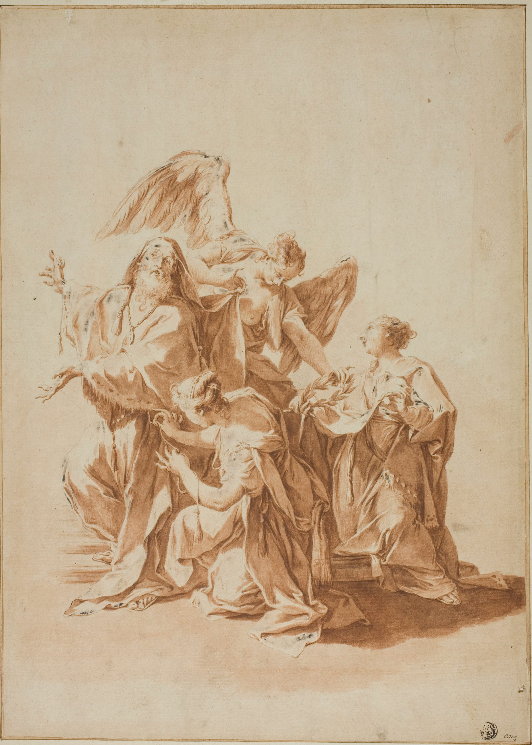 Epitaph of Charles Sackville by Giovanni Battista Pittoni, the younger, n.d. — fine art print