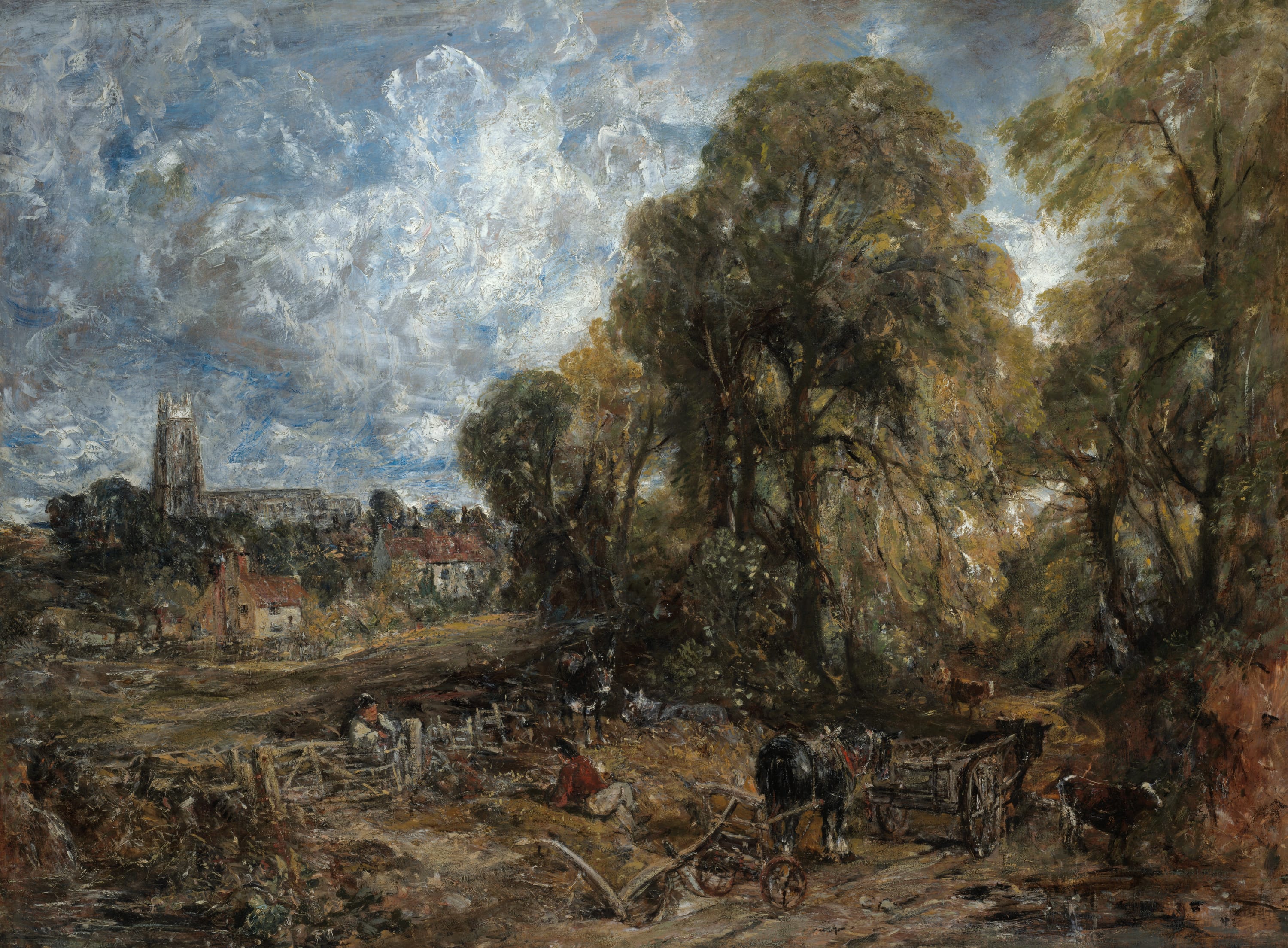 Stoke-by-Nayland by John Constable, 1836 — fine art print
