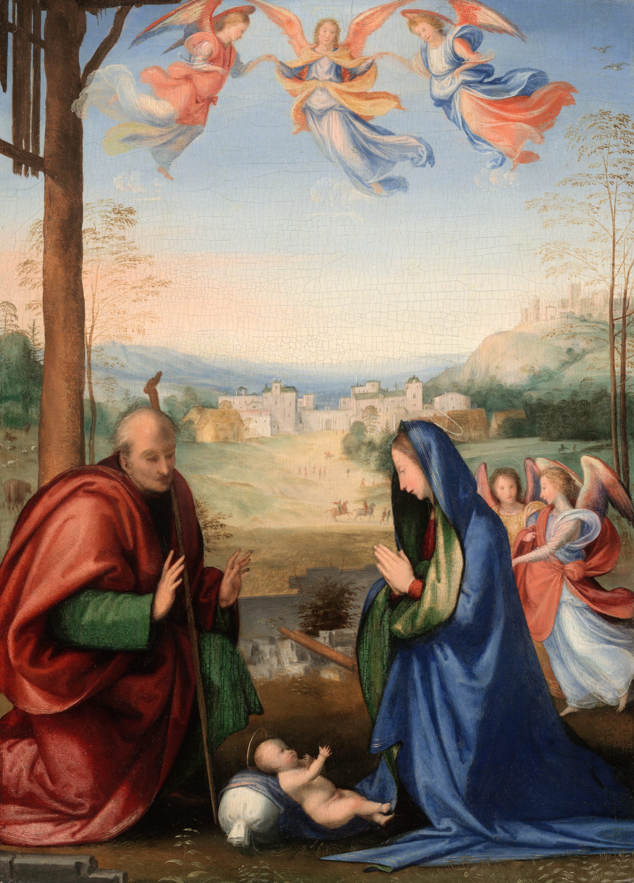 The Nativity by Fra Bartolommeo, 1504–7 — fine art print