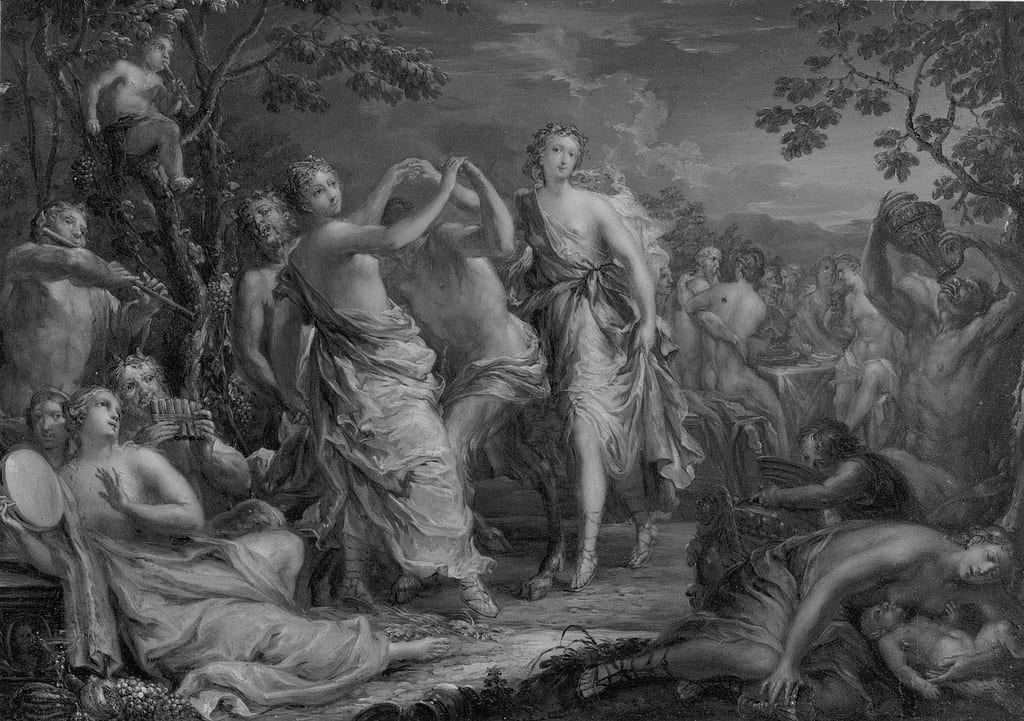 Bacchic Revels by Johann Georg Platzer, c. 1740 — fine art print