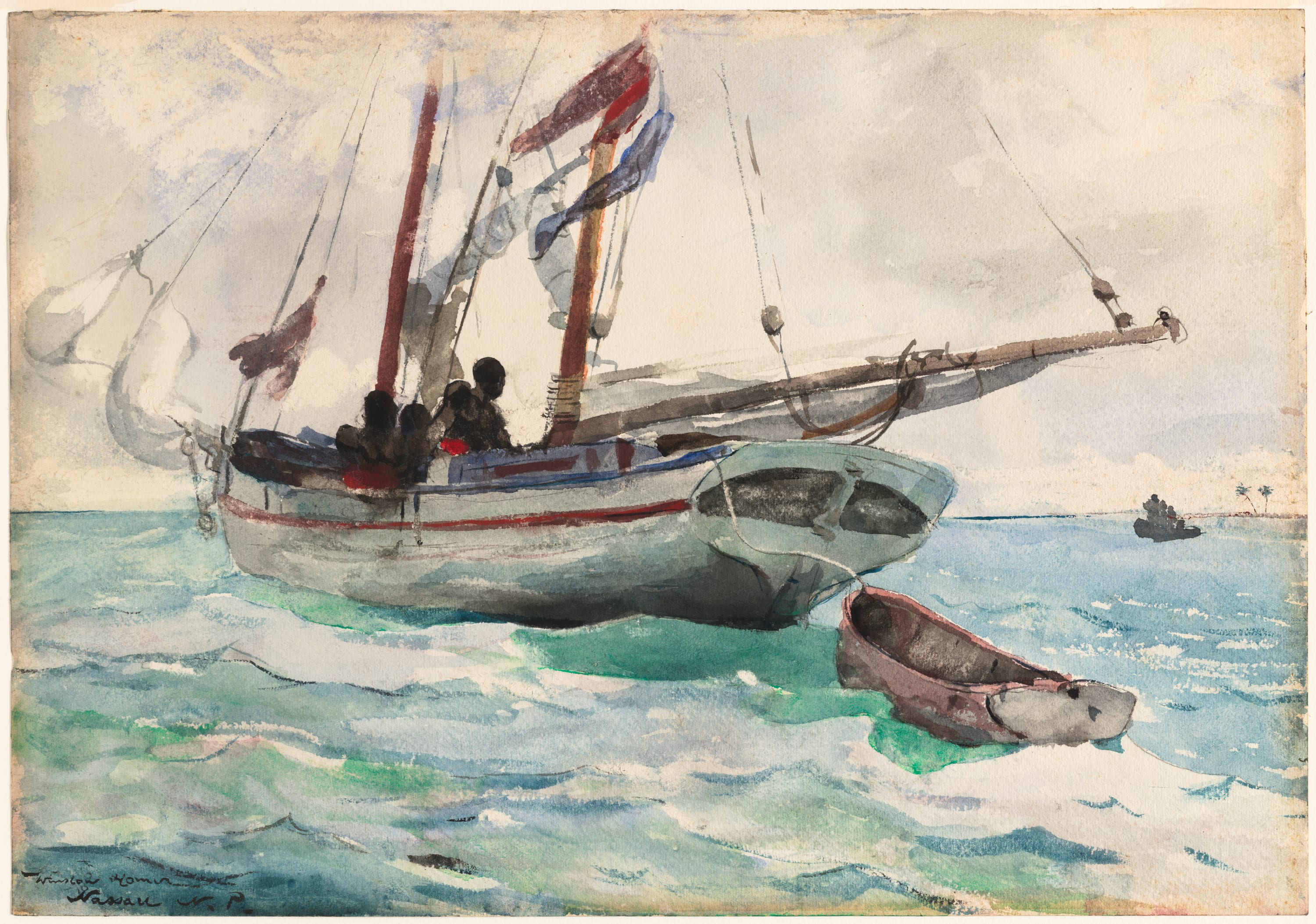 Schooner - Nassau by Winslow Homer, 1898/99 — fine art print