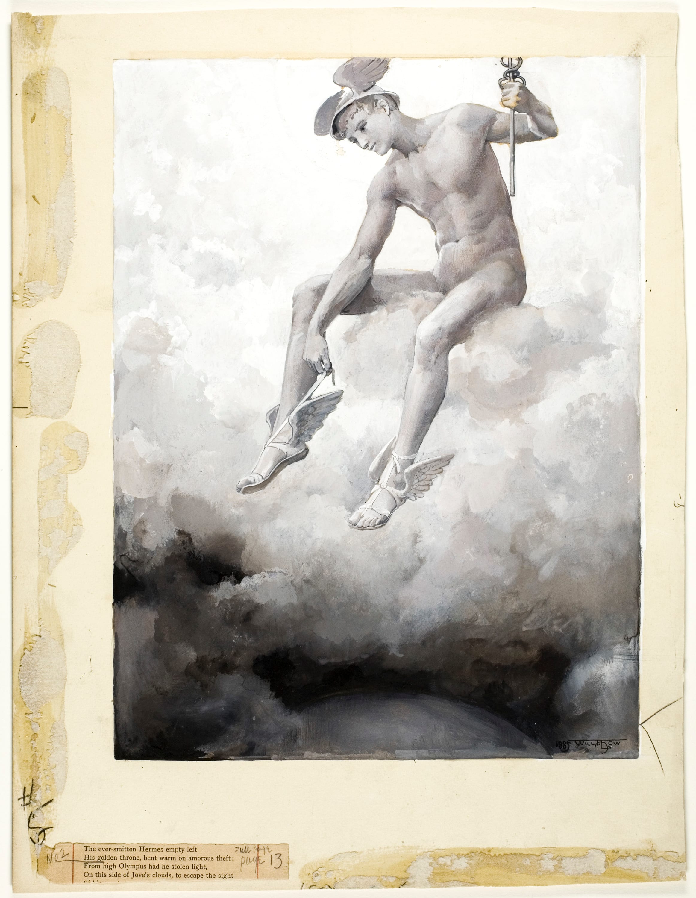 On This Side of Jove's Clouds by Will Hicock Low, 1885 — fine art print
