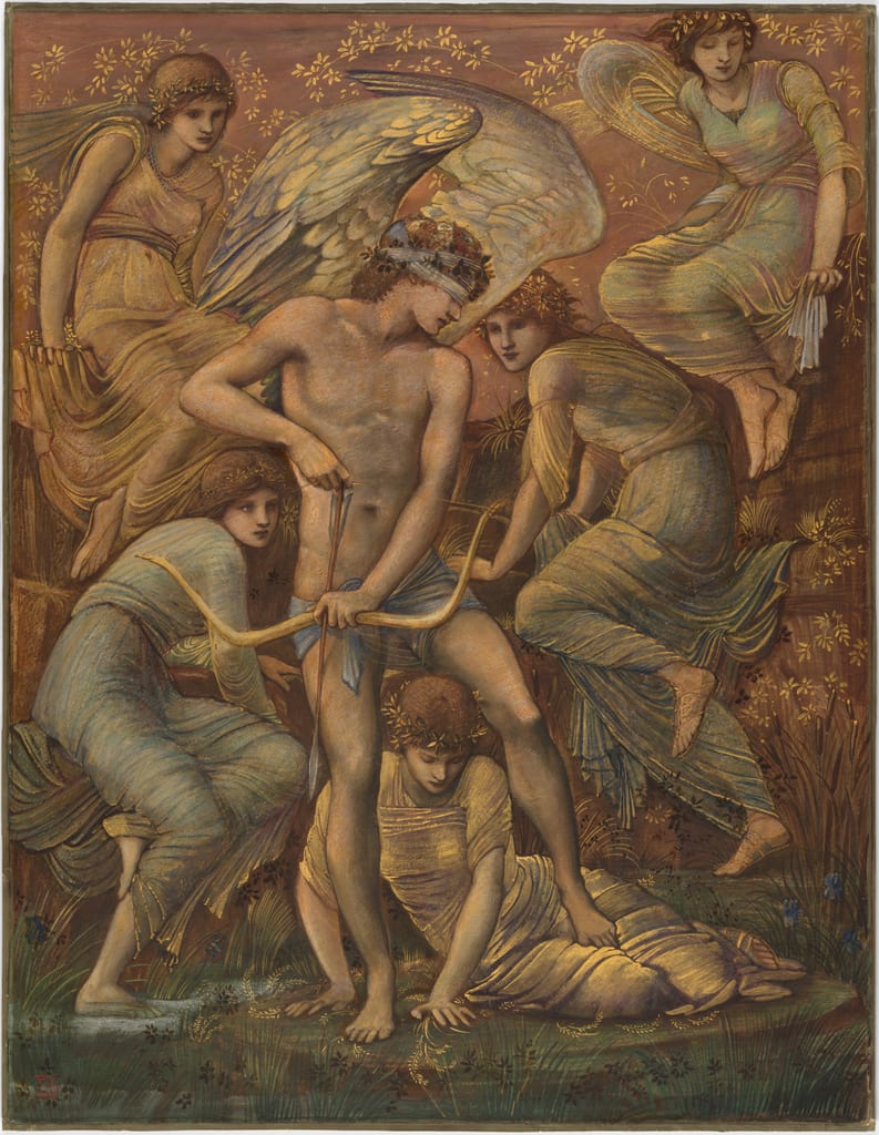 Cupid's Hunting Fields by Sir Edward Burne-Jones, 1885 — fine art print
