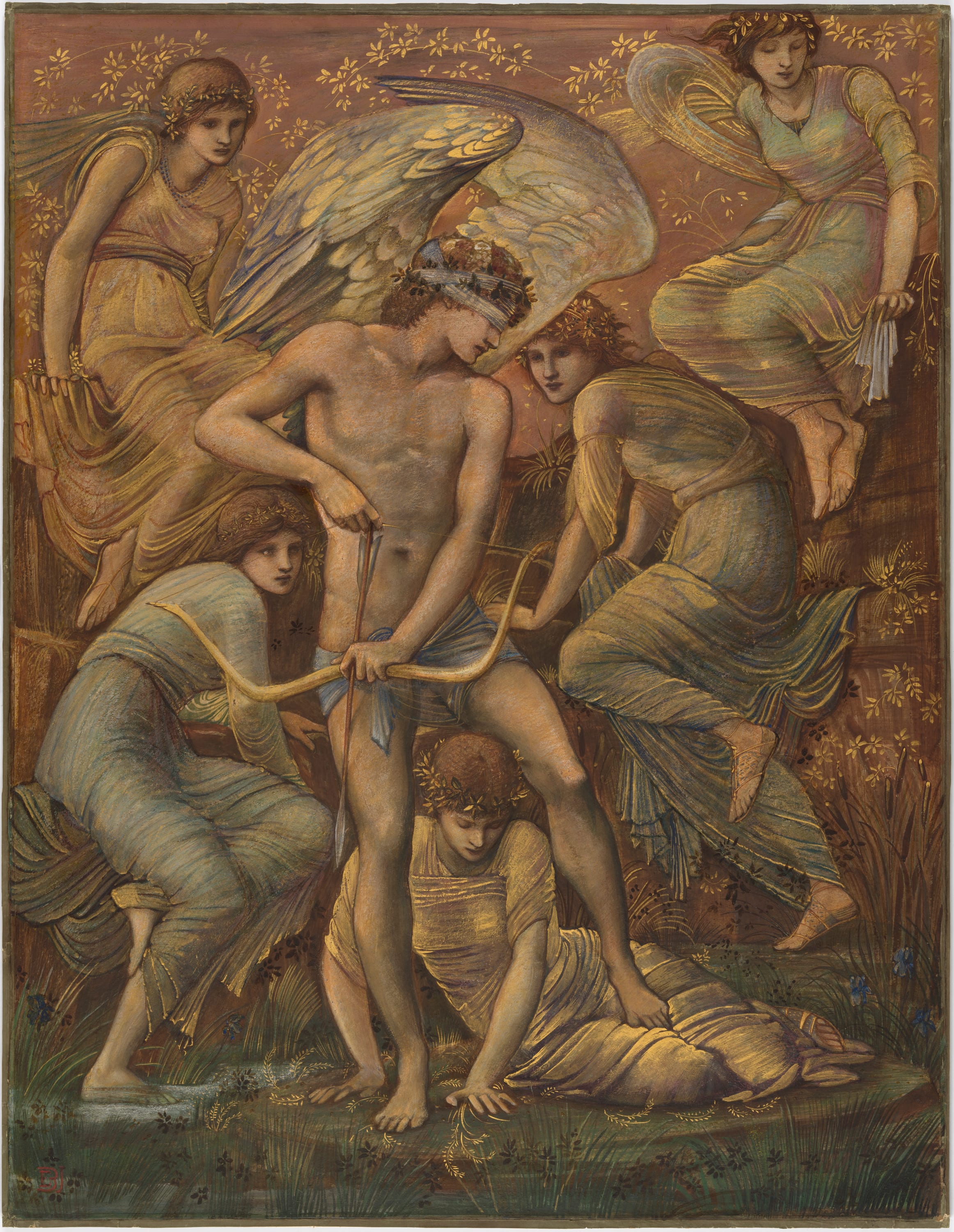 Cupid's Hunting Fields by Sir Edward Burne-Jones, 1885 — fine art print