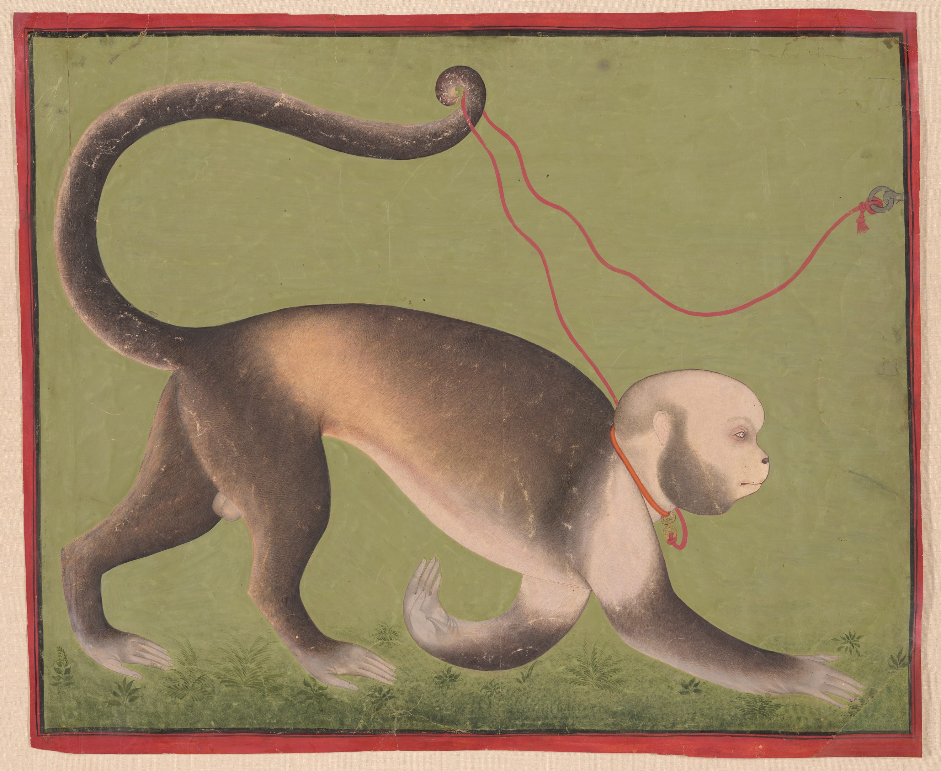 A Monumental Portrait of a Monkey by India
Rajasthan, Mewar, Udaipur, attributed to the “Stipple Master” (active c. 1692-c. 1715), c. 1705–1710 — fine art print