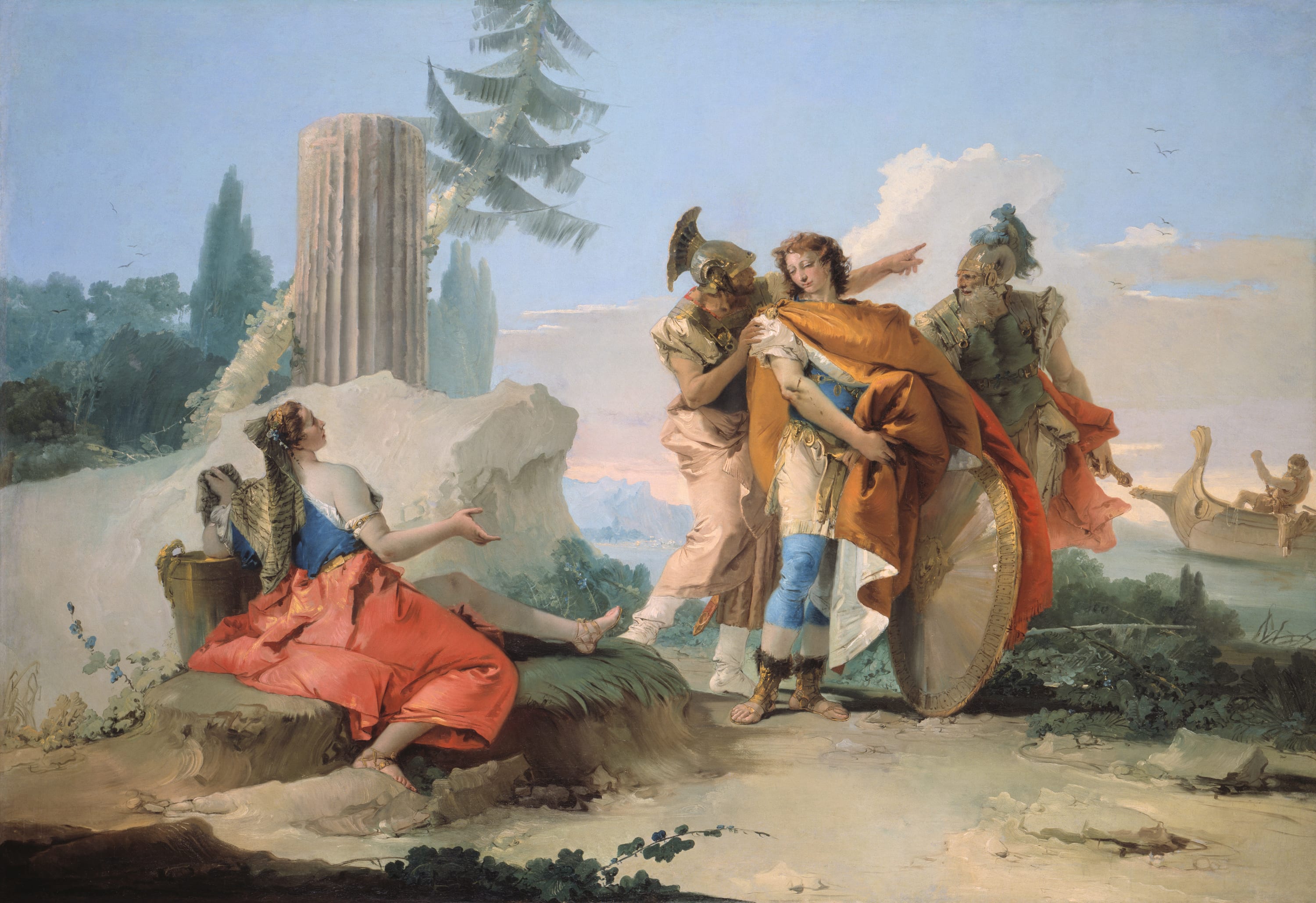 Armida Abandoned by Rinaldo by Giovanni Battista Tiepolo, c. 1742–45 — fine art print