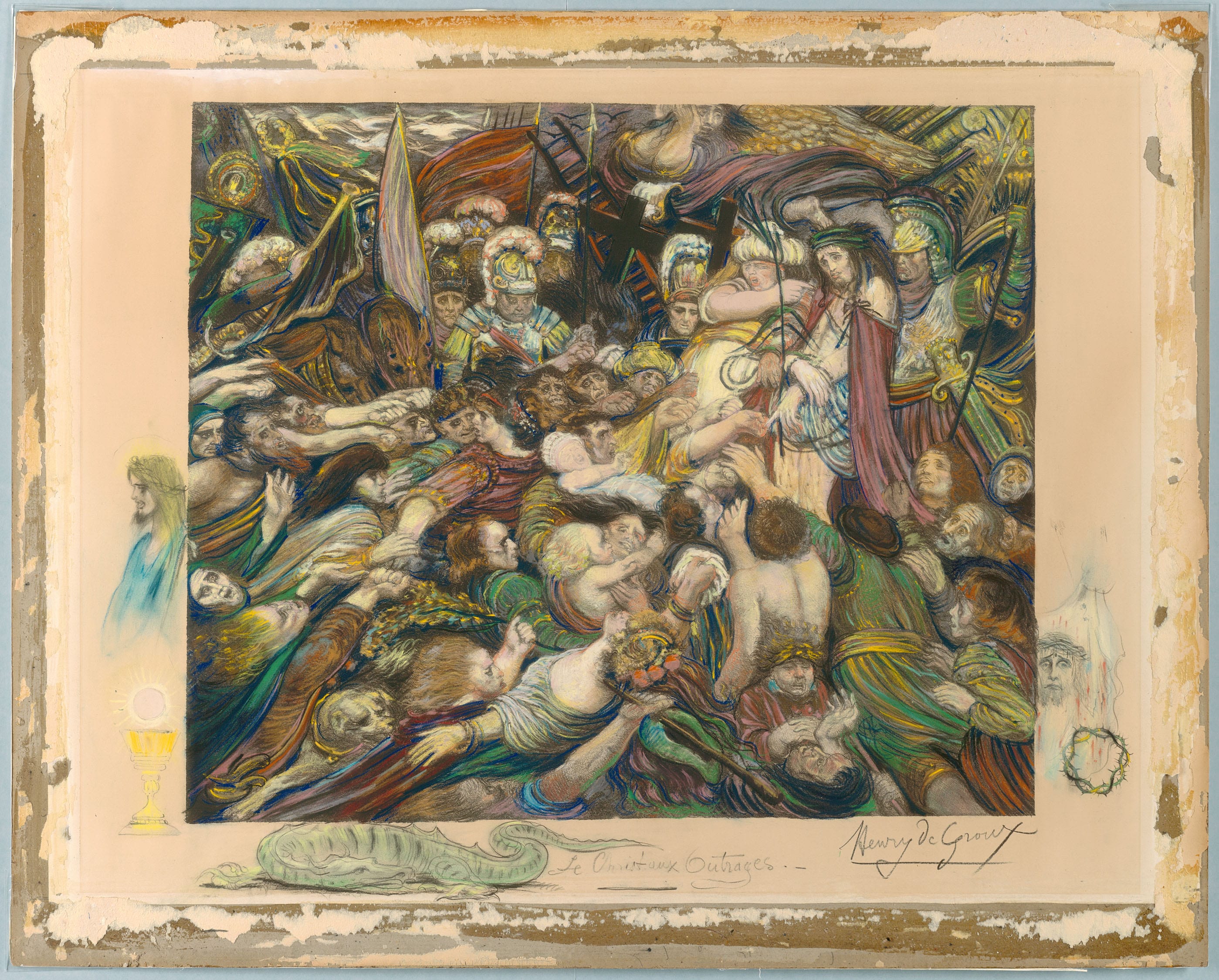 Christ Among His Tormentors by Henri de Groux, 1894–98 — fine art print