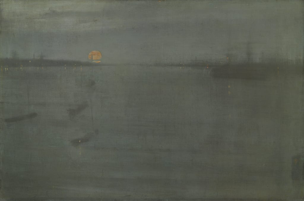 Nocturne: Blue and Gold—Southampton Water by James McNeill Whistler, 1872 — fine art print
