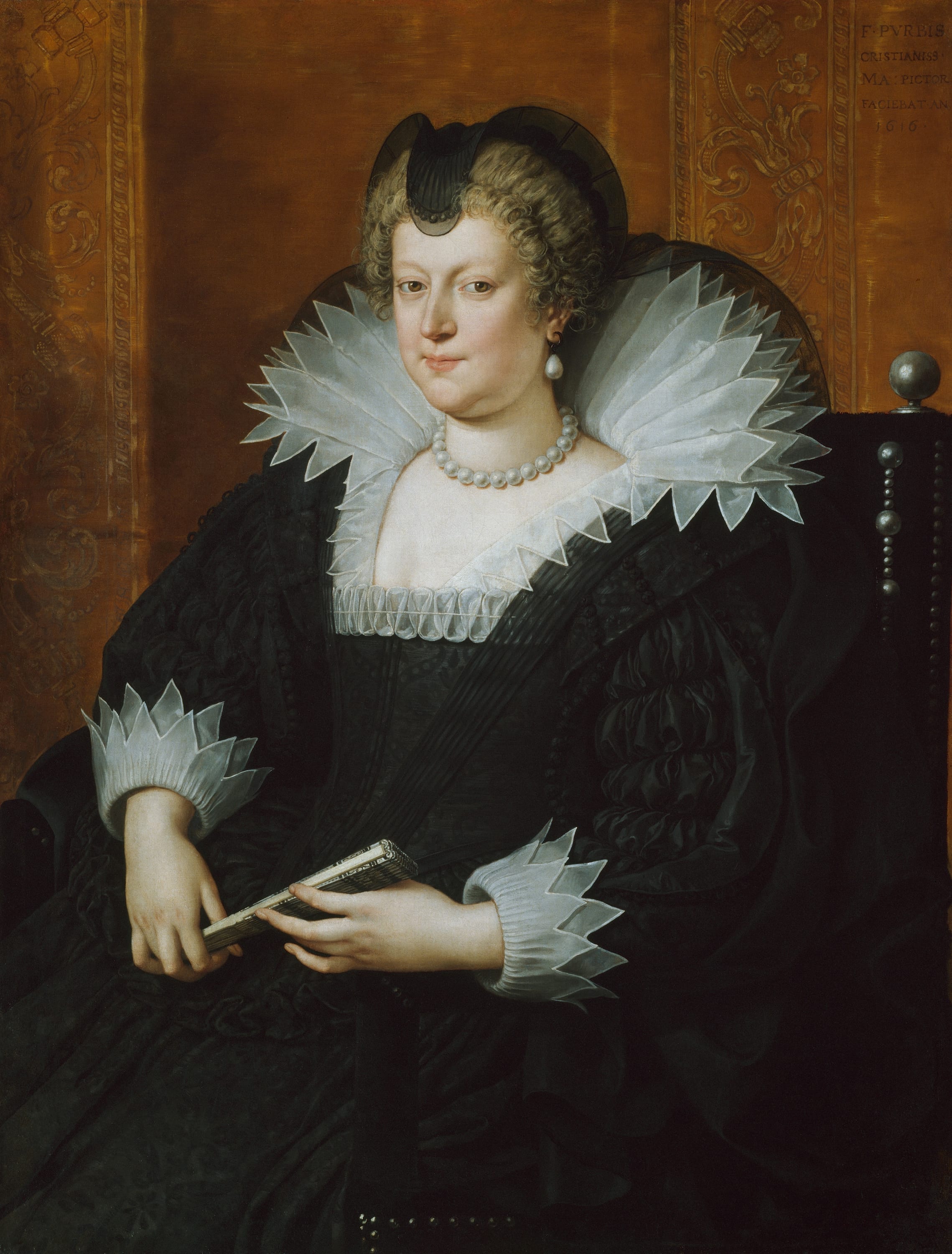 Marie de’ Medici by Frans Pourbus, the Younger, 1616 — fine art print