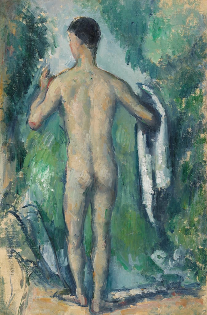 Standing Bather, Seen from the Back by Paul Cezanne, 1879-82 — fine art print