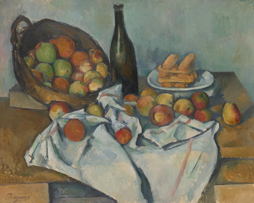 The Basket of Apples by Paul Cezanne, c. 1893 — fine art print