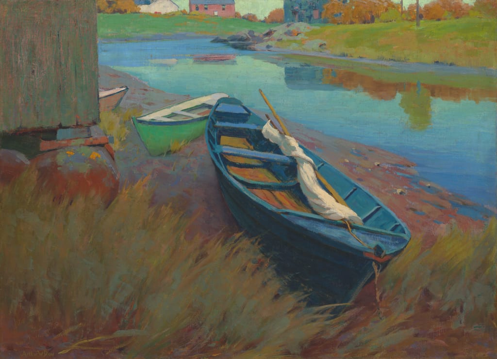 Boats at Rest by Arthur Wesley Dow, c. 1895 — fine art print