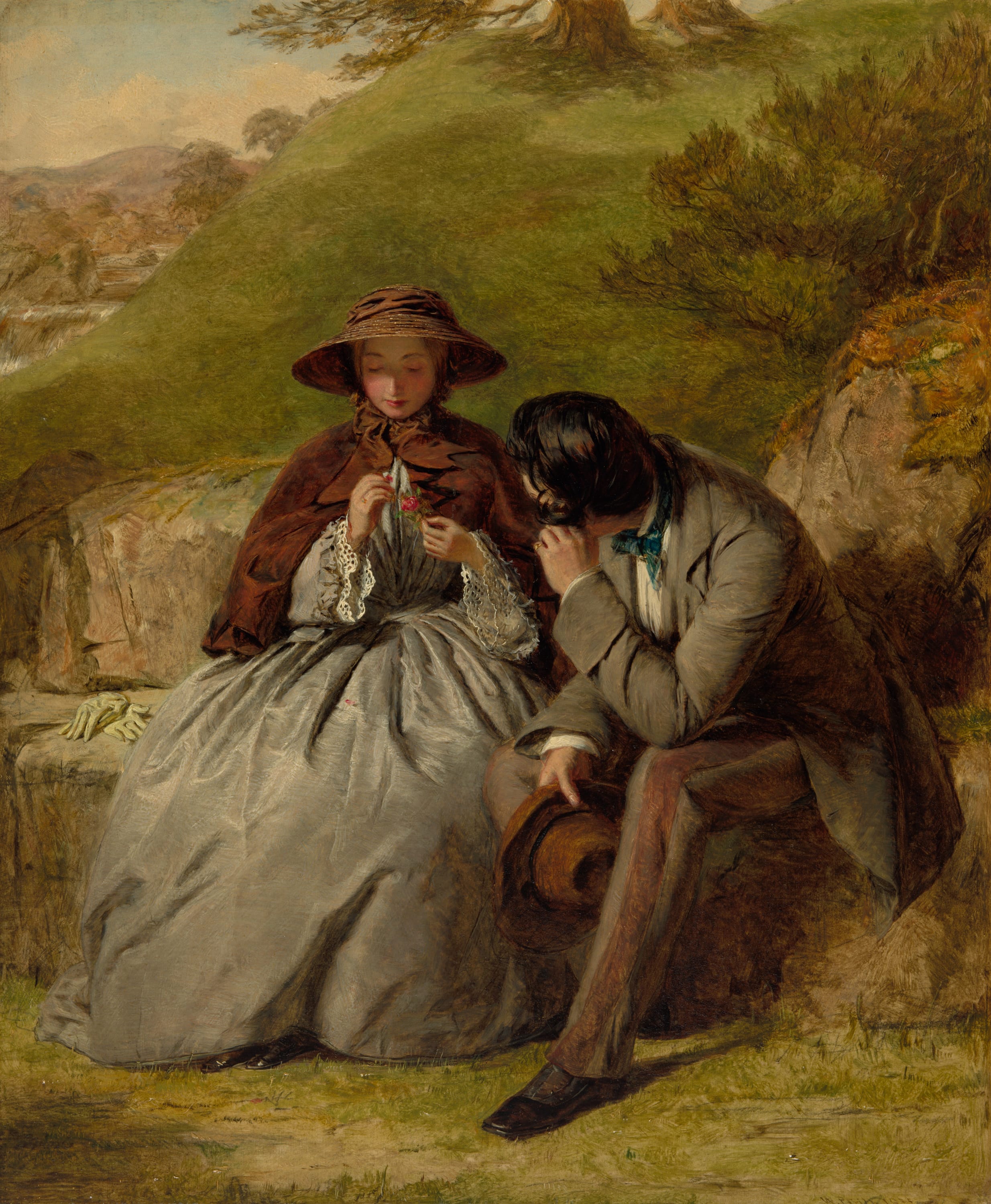 The Lovers by William Powell Frith, 1855 — fine art print
