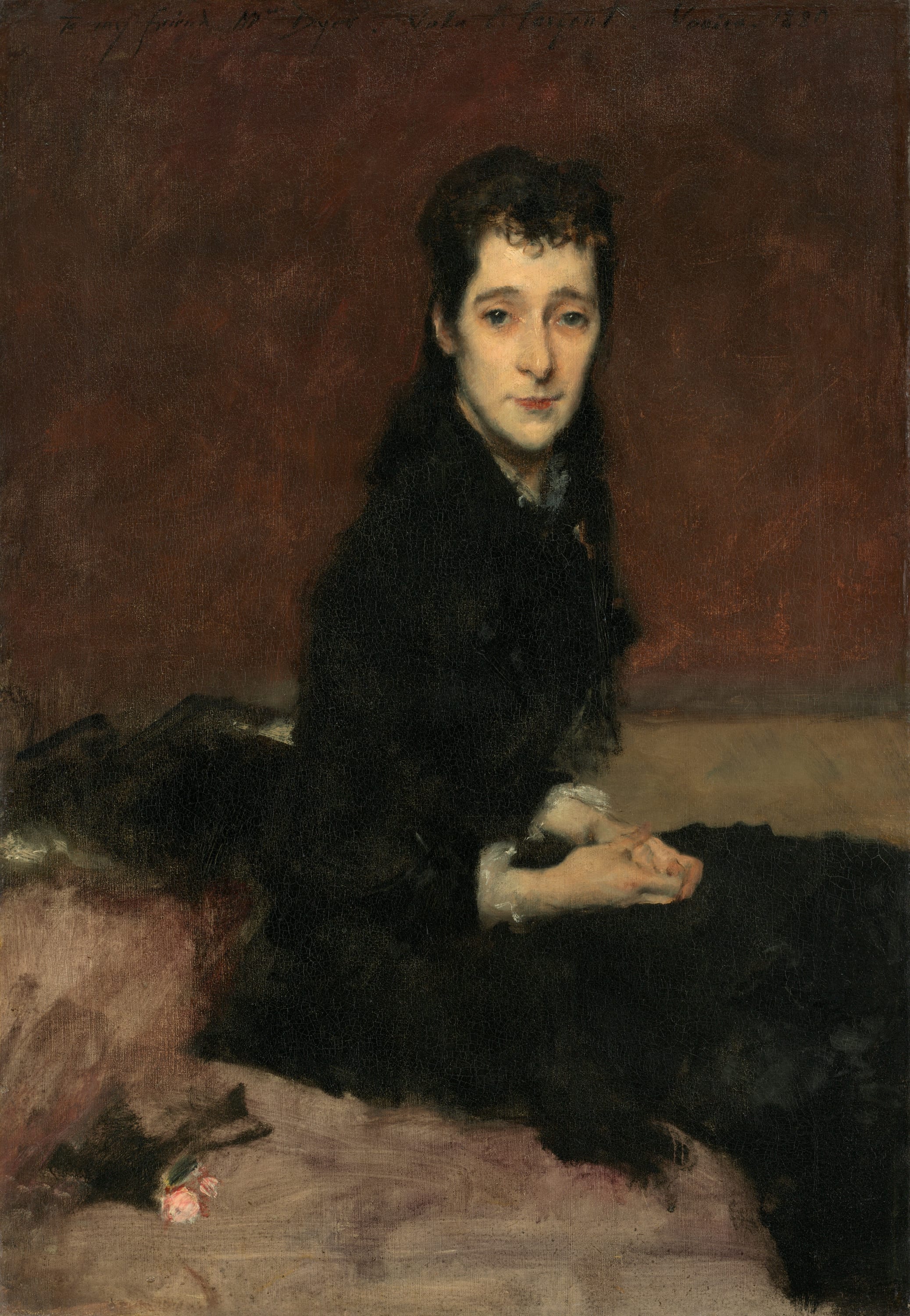 Mrs. Charles Gifford Dyer (Mary Anthony) by John Singer Sargent, 1880 — fine art print
