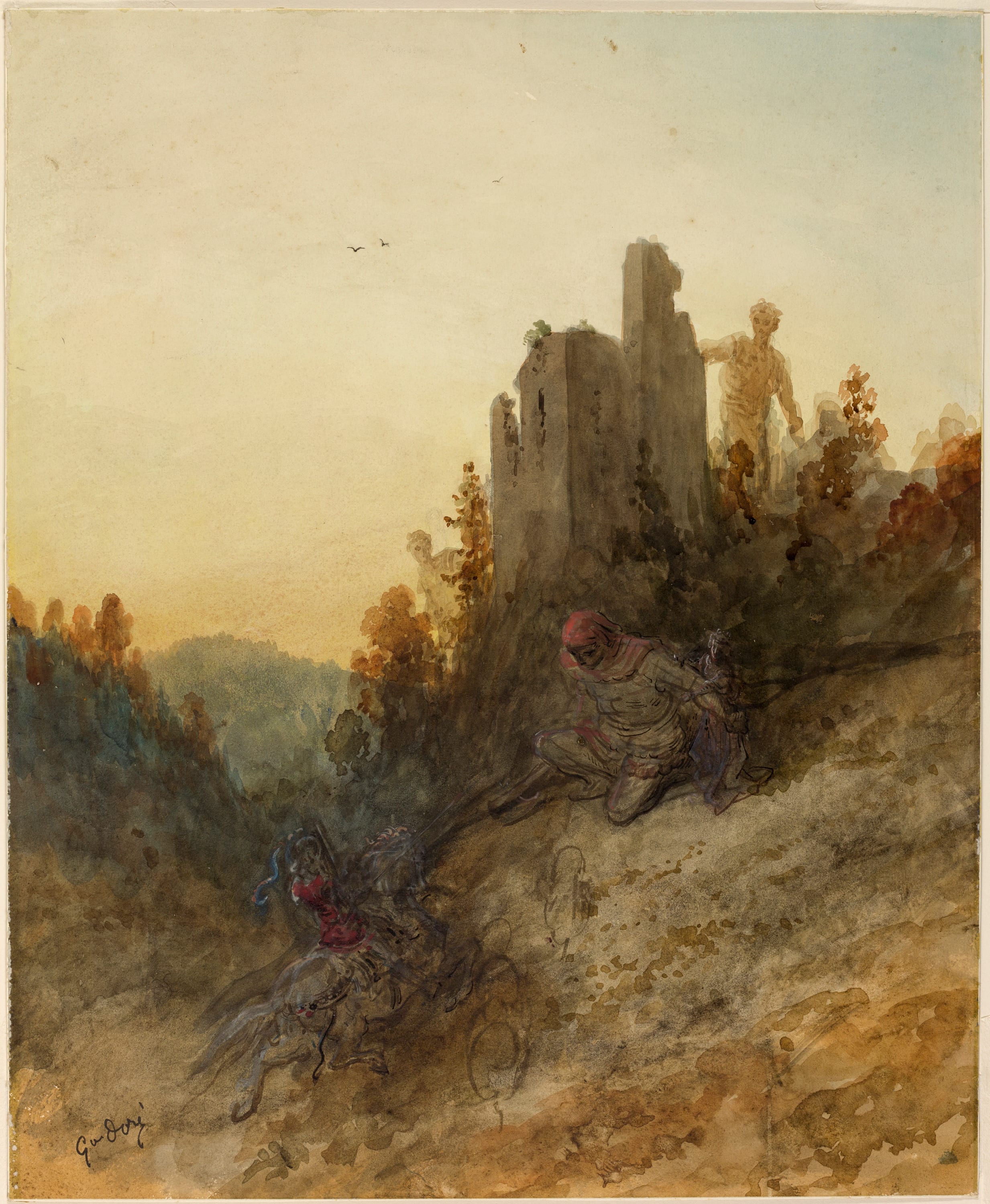 The Princess is Held Captive by Gustave Doré, c. 1879 — fine art print