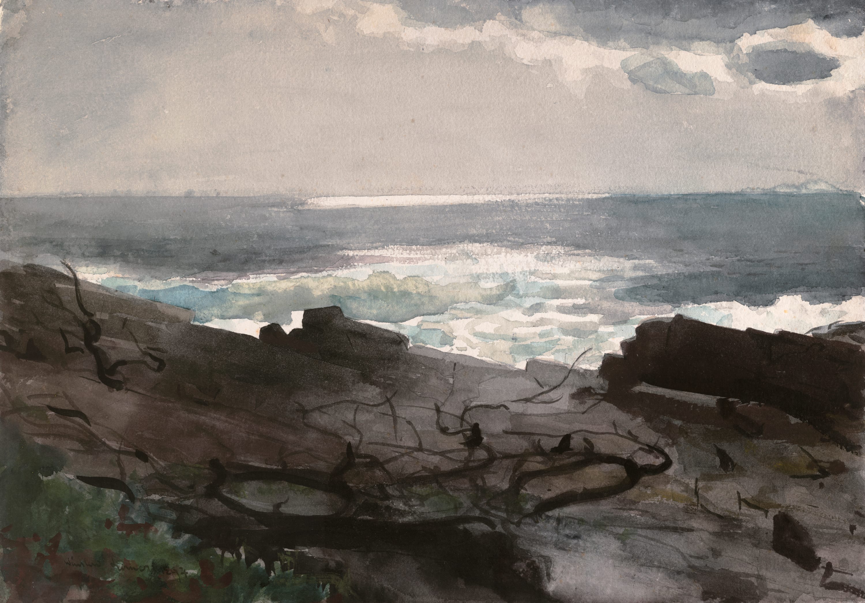 Sunshine and Shadow, Prout's Neck by Winslow Homer, 1894 — fine art print
