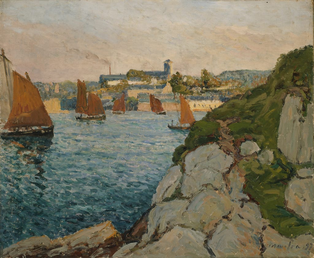 Douarnenez in Sunshine by Maxime Maufra, 1897 — fine art print