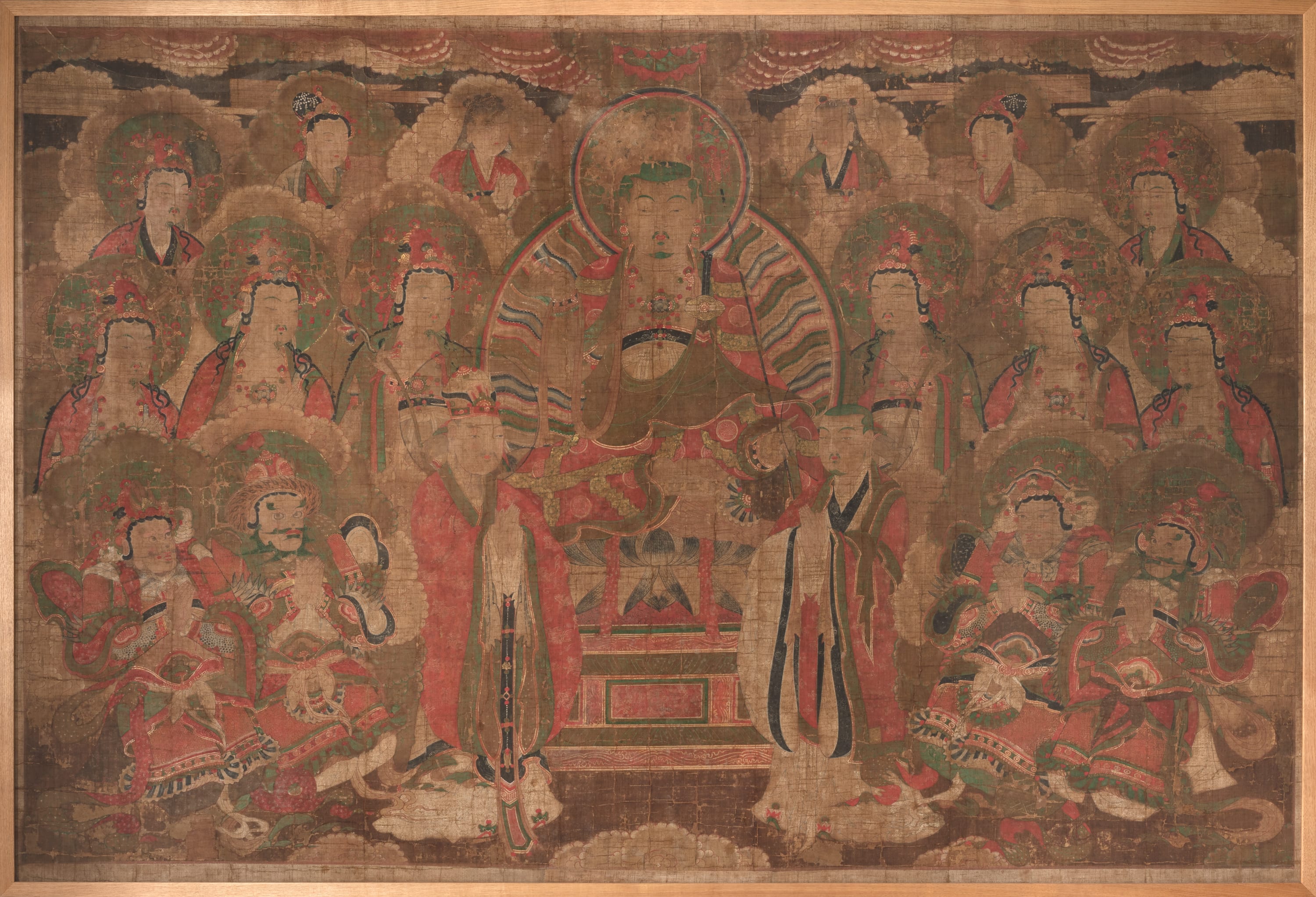 Ksitigarbha Bodhisattva with Assembly by Korea, late 16th/early 17th century — fine art print