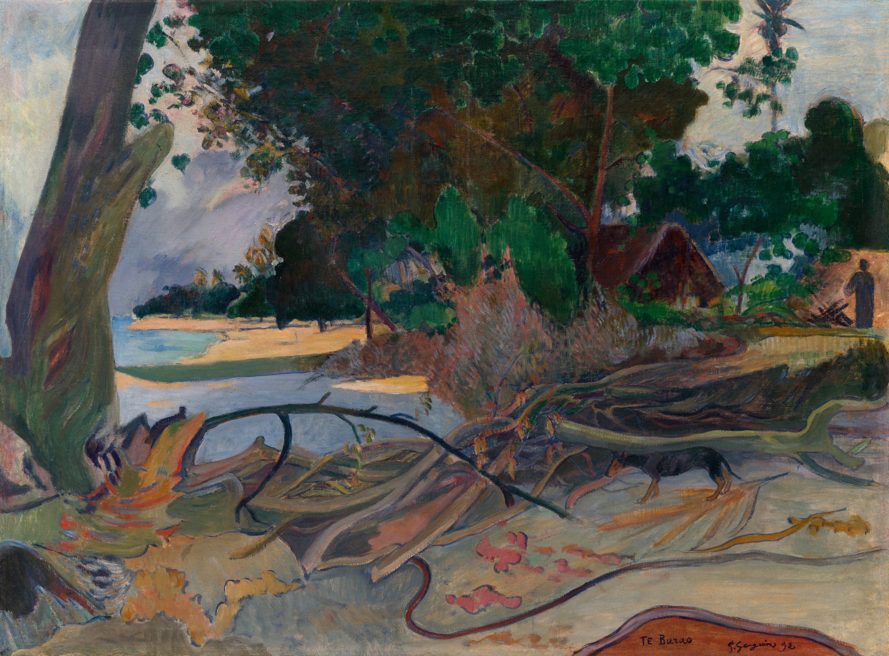 Te burao (The Hibiscus Tree) by Paul Gauguin, 1892 — fine art print