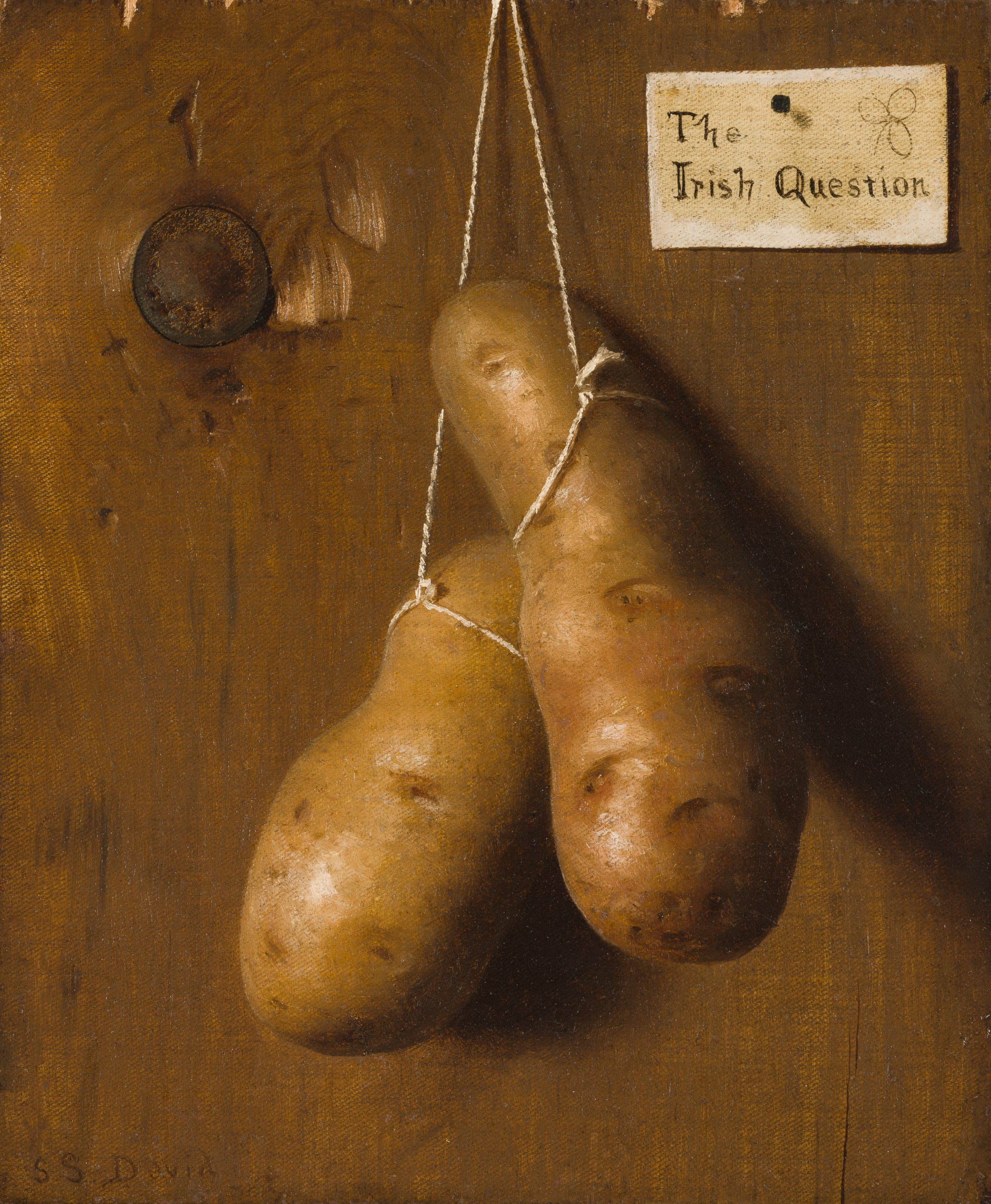 The Irish Question by De Scott Evans, 1880s — fine art print